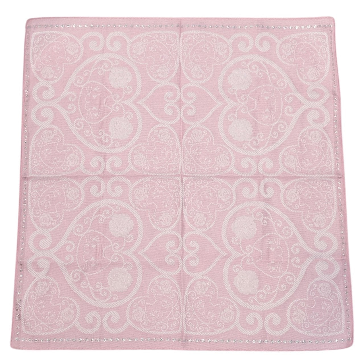 Y2K 2000s Pink Cats Anna Sui Handkerchief