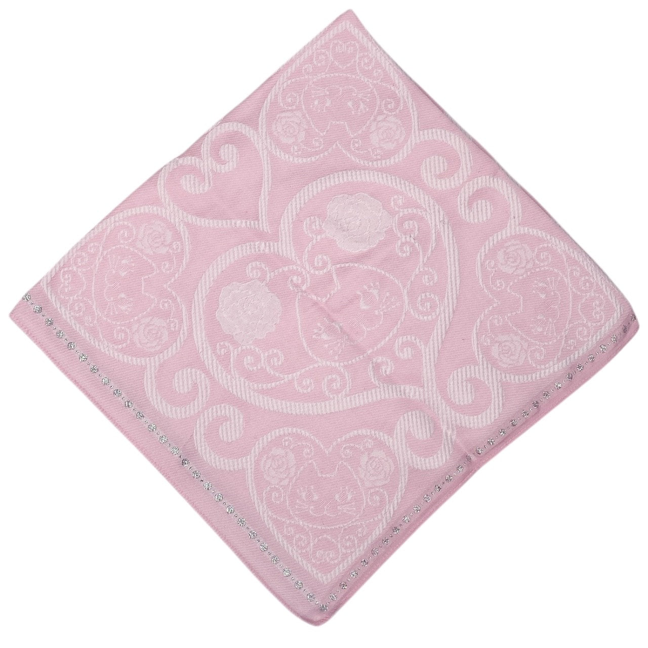 Y2K 2000s Pink Cats Anna Sui Handkerchief