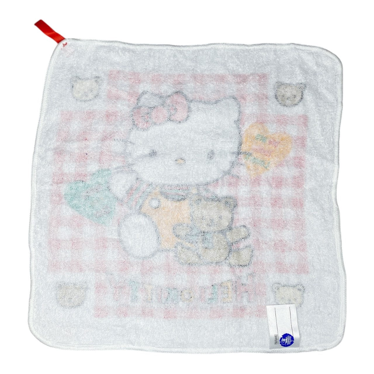 1997 Sanrio Hello Kitty Face Towel - Bear