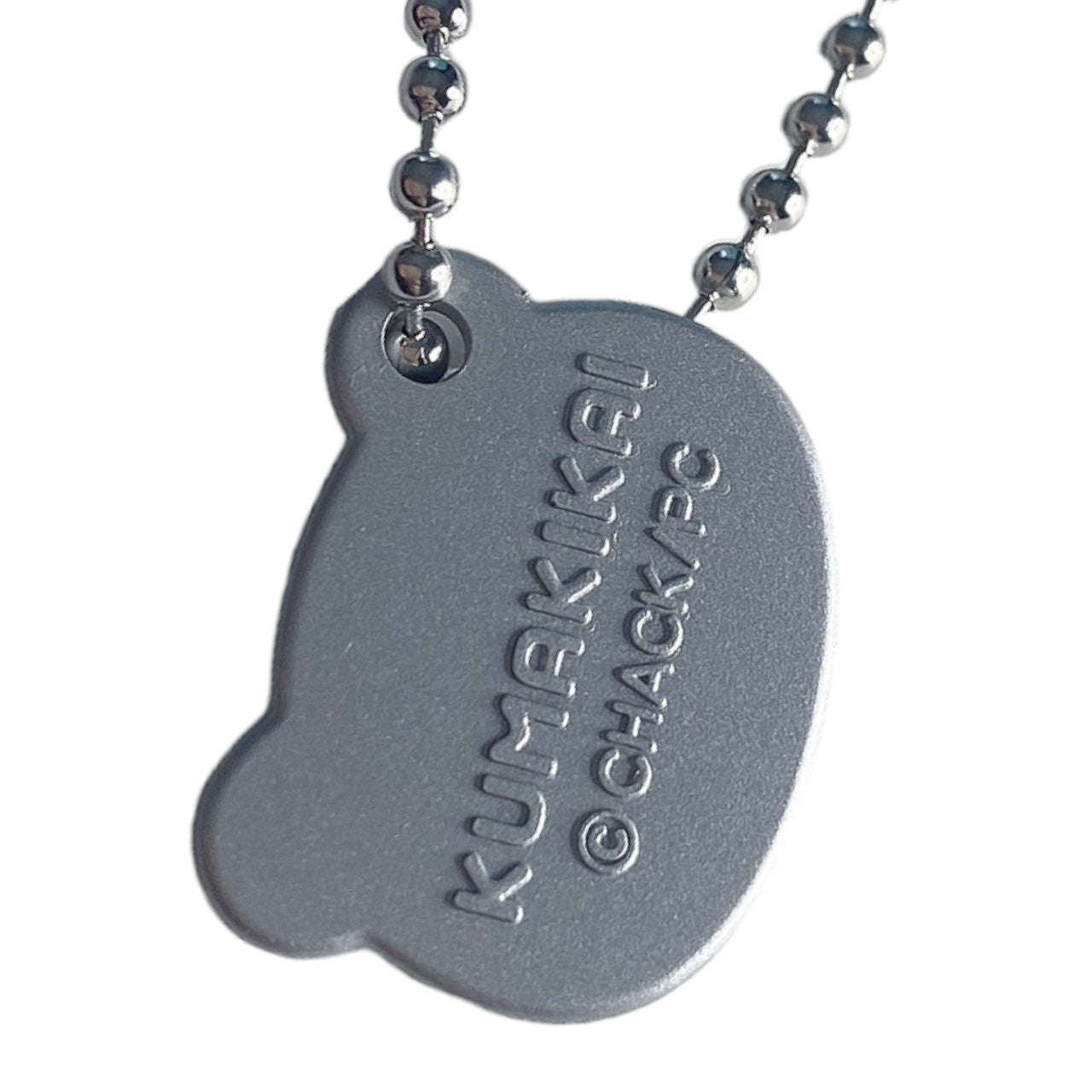 2000s Gloomy Bear Face Pendant Necklace