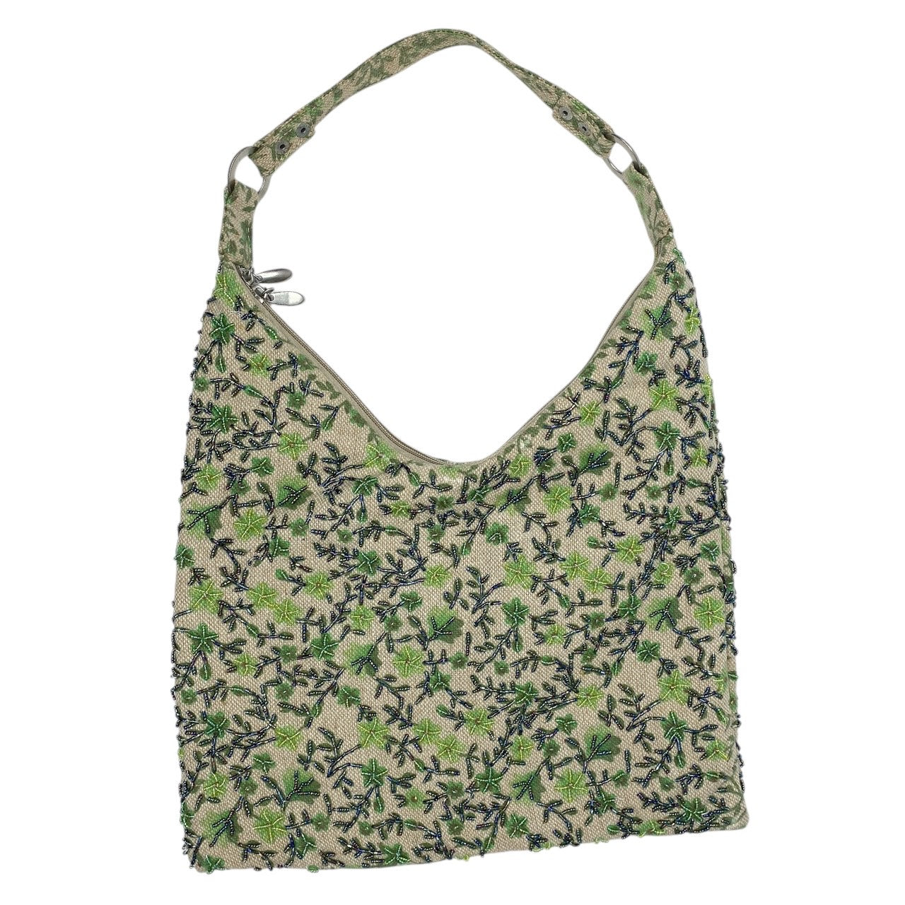2000s Beaded Floral Earth Fairy Purse