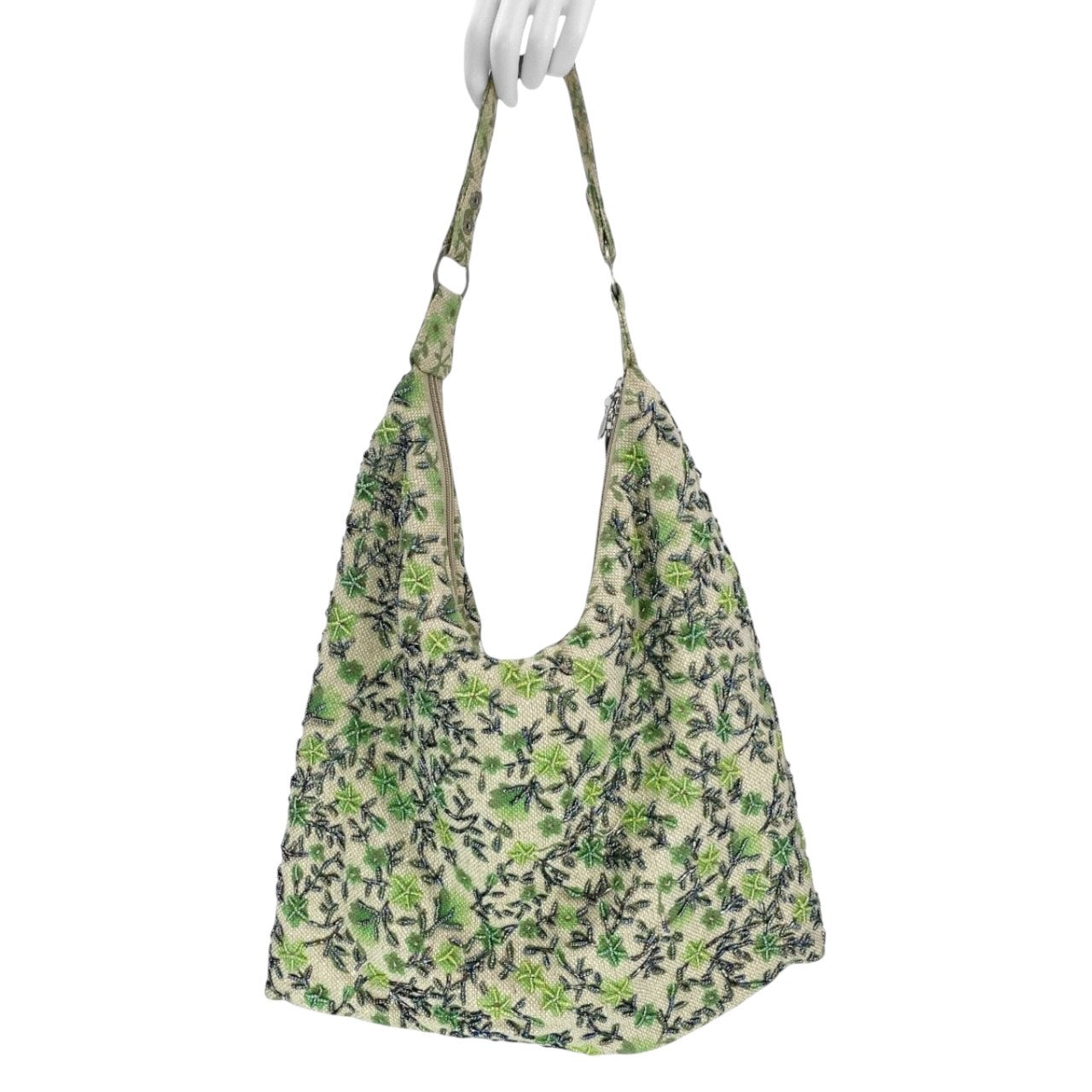 2000s Beaded Floral Earth Fairy Purse
