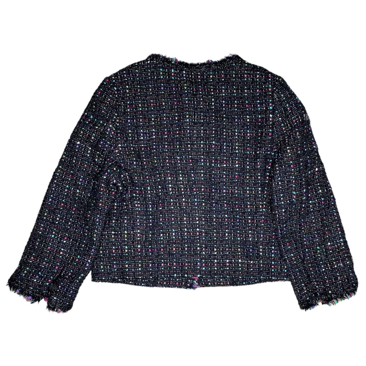 Y2K Anna Sui Tweed Button Up Jacket Sz XS