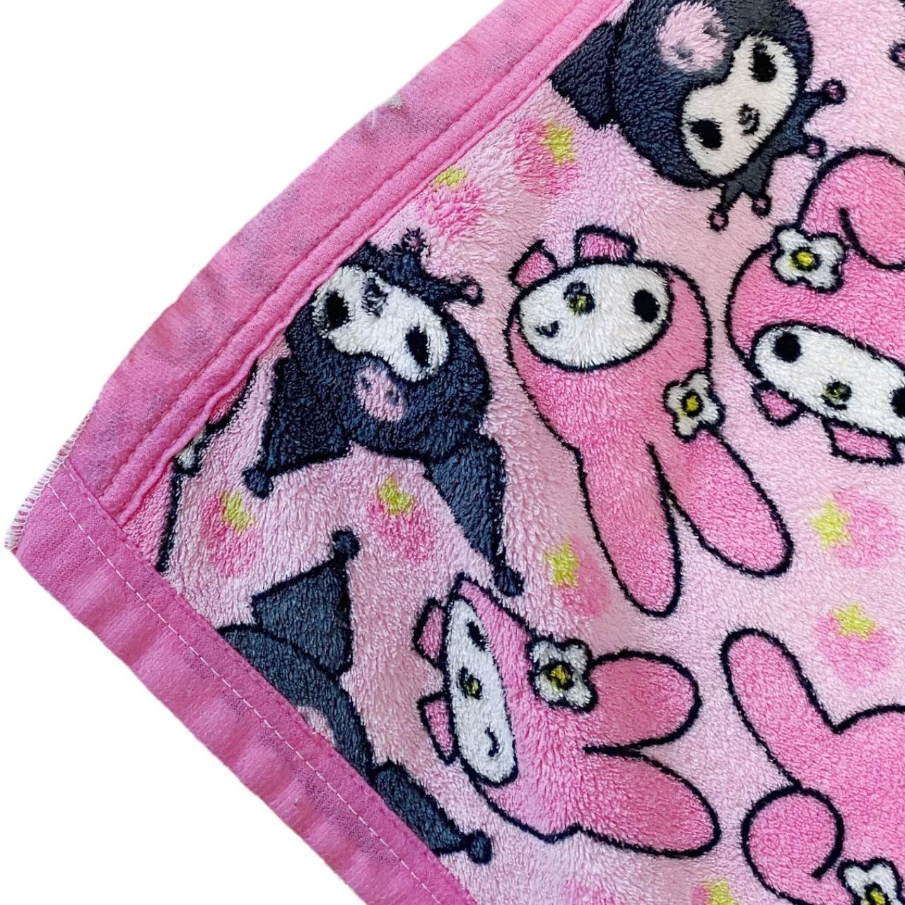 Sanrio Rare My Melody x Kuromi Strawberry Blanket Throw