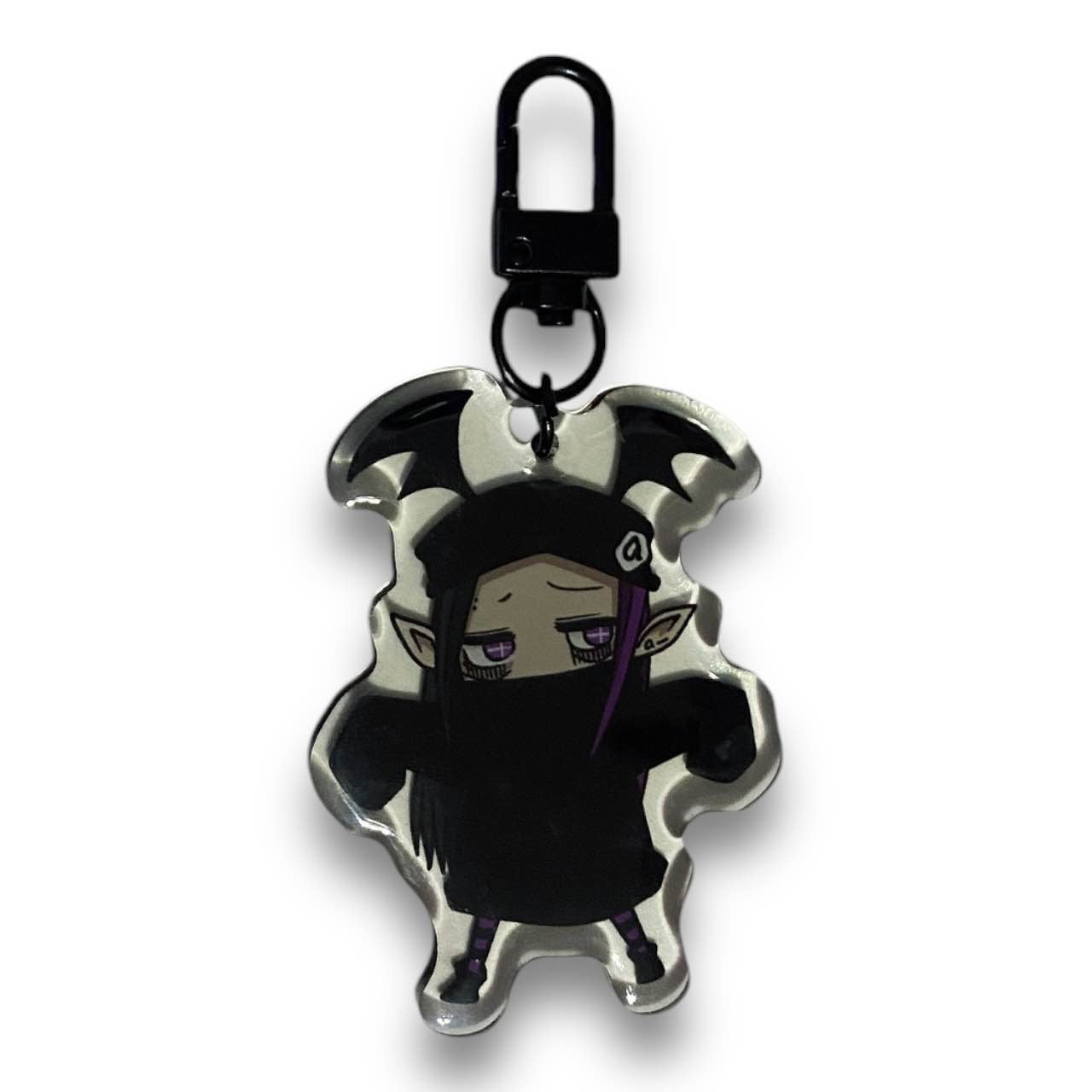 2000s Nier Emo Devil Girl Acrylic Keychain
