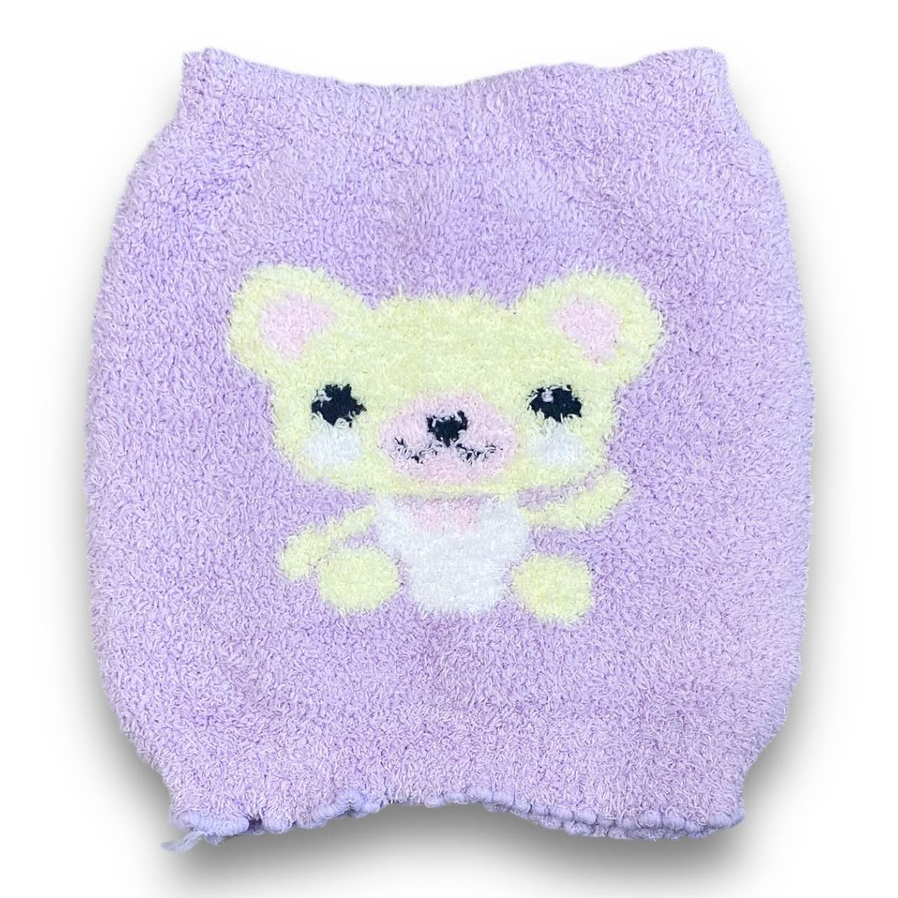 Y2K Pastel Bear Fluffy Tube Top Sz XXS/XS