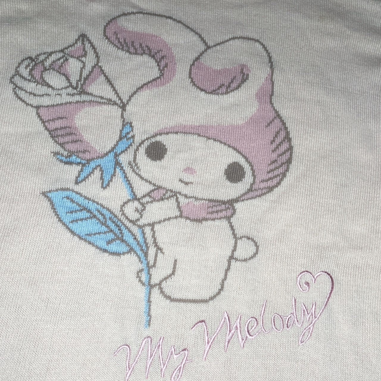New Deadstock Sanrio My Melody Coquette Knit Sweater Sz S