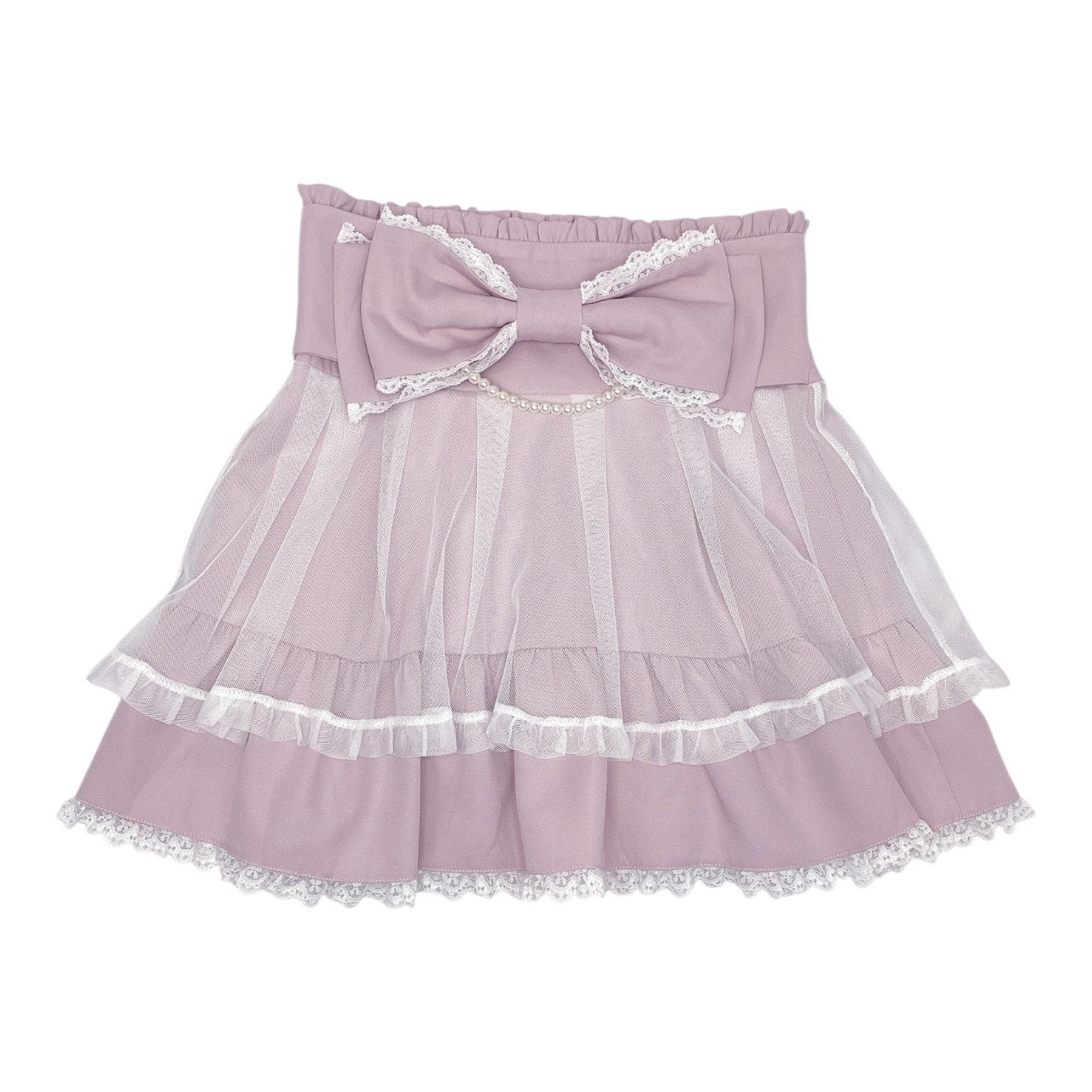 Coquette Jirai Kei Mar*s Dolly Big Bow Skirt Sz S/M