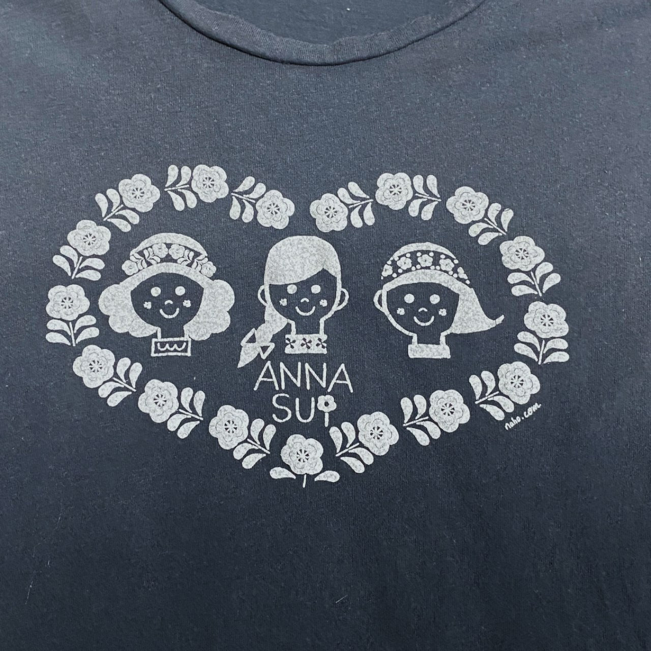 Y2K Anna Sui Heart Graphic Tshirt Sz M