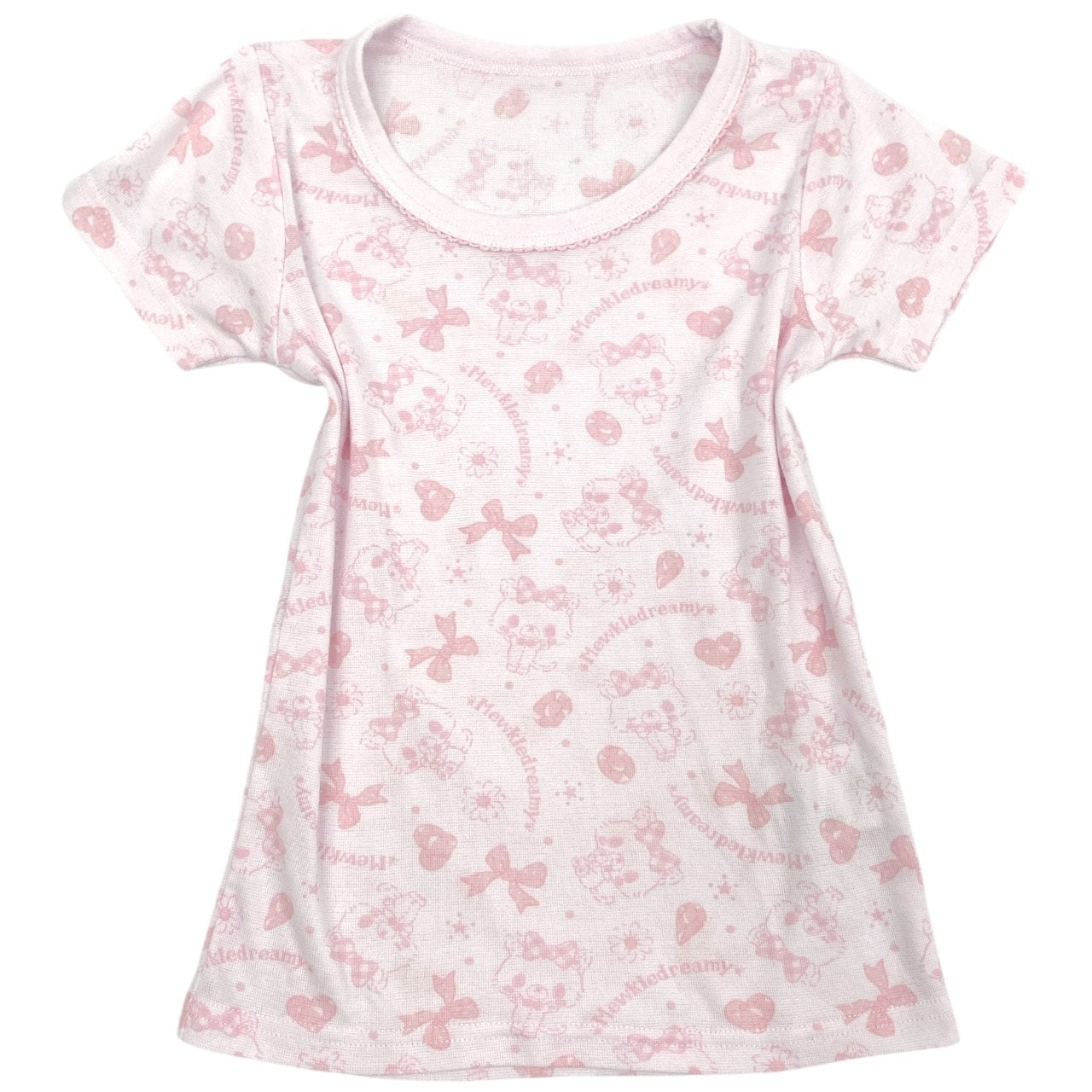 Sanrio Mewkledreamy Pink Tee Sz XS/S