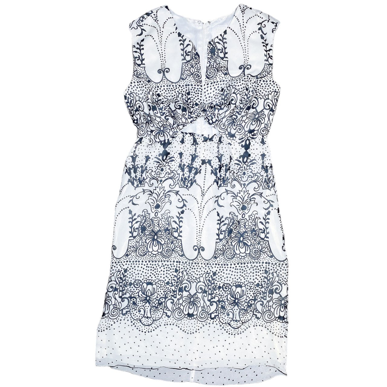 90s Vintage Silk Anna Sui Dress Sz XS