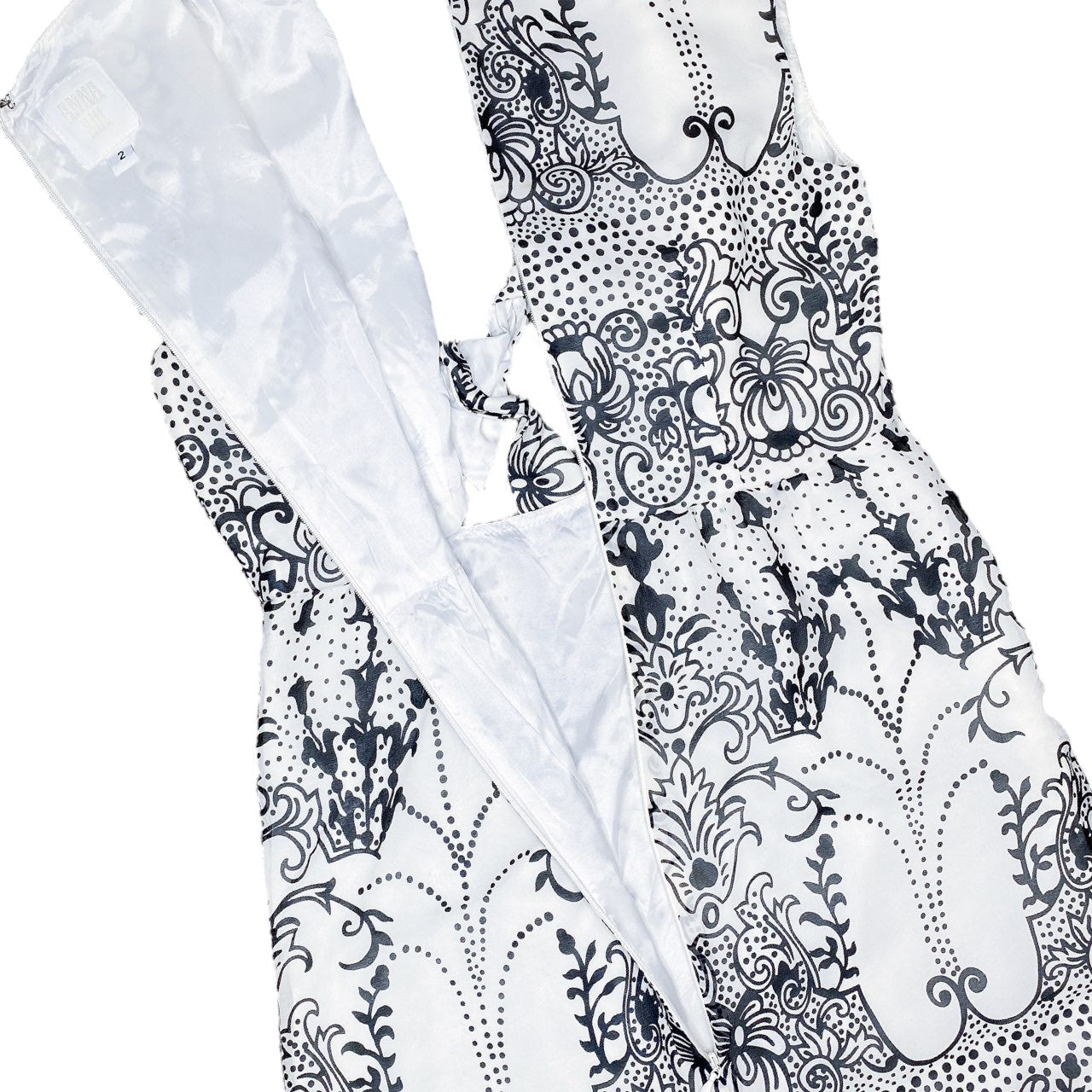 90s Vintage Silk Anna Sui Dress Sz XS