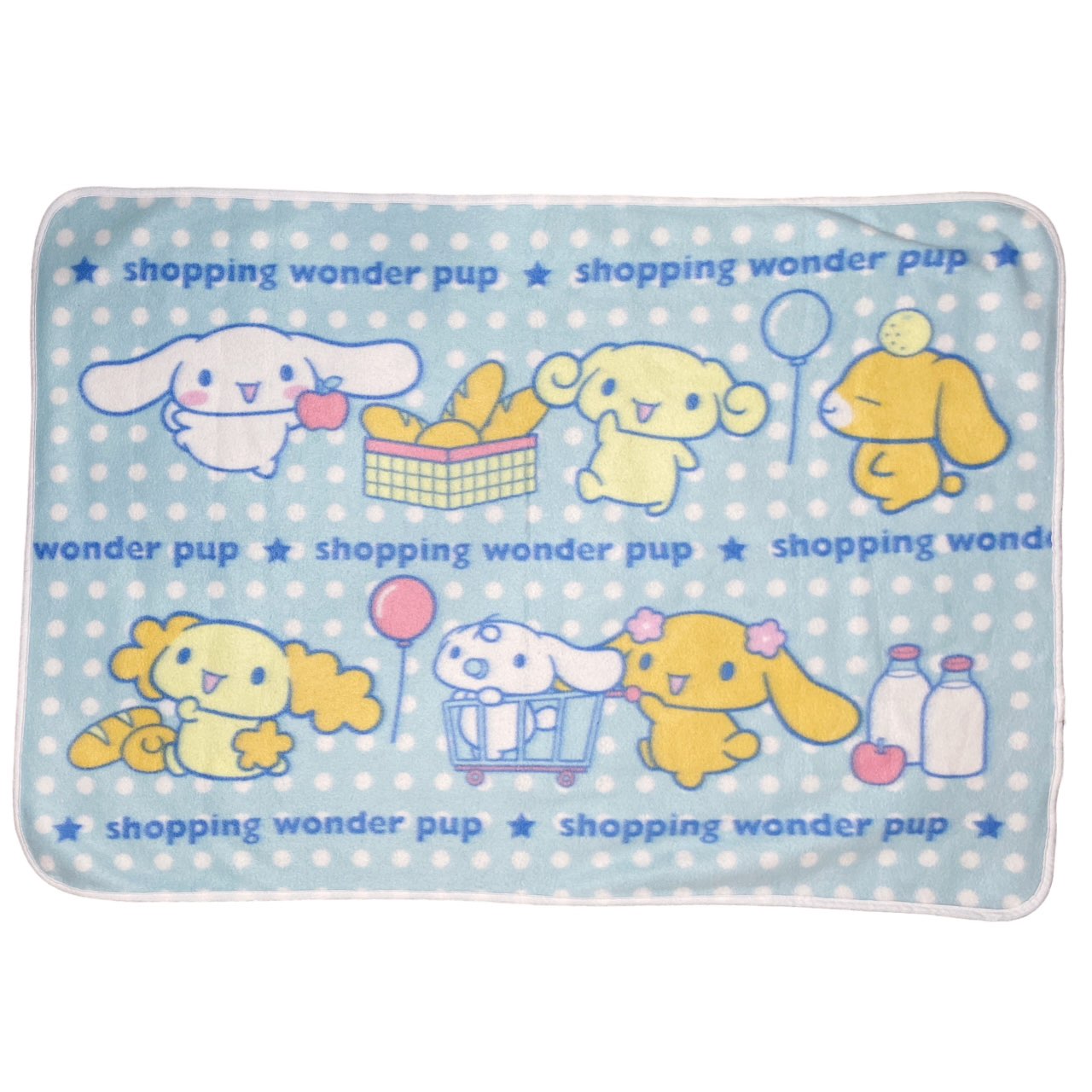 2006 Sanrio Cinnamoroll Kawaii Fleece Blanket Throw