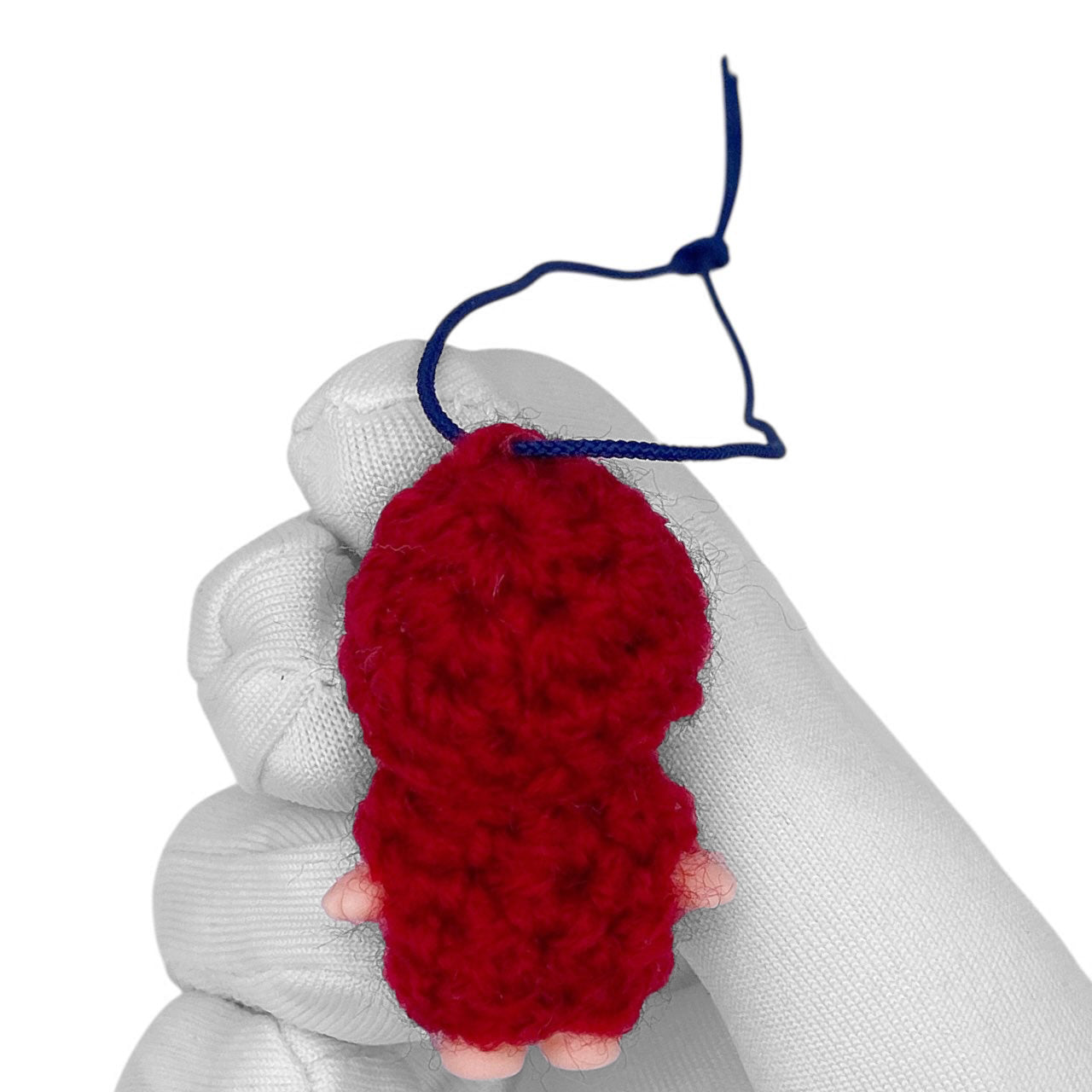 Vintage 90s Kewpie Crochet Outfit Strap - Red