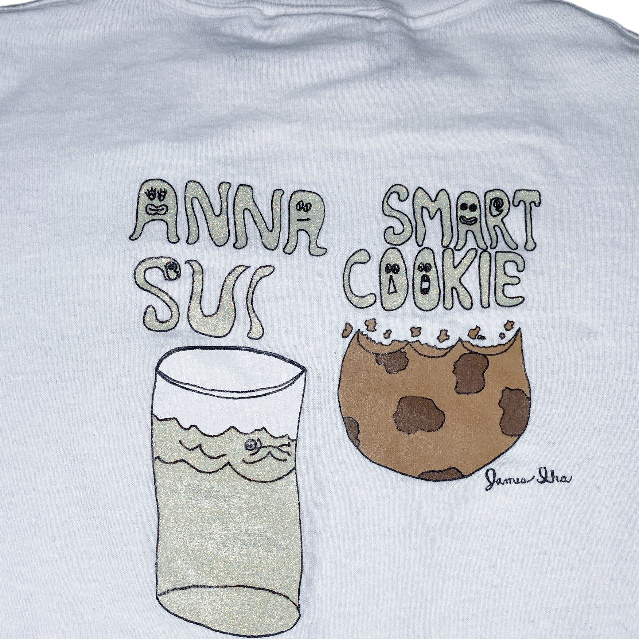 90s Anna Sui Smart Cookie Graphic Tshirt Sz XXS/XS