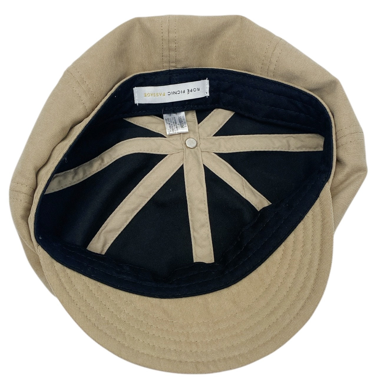 Y2K 2000s Grunge Tan Newsboy Hat