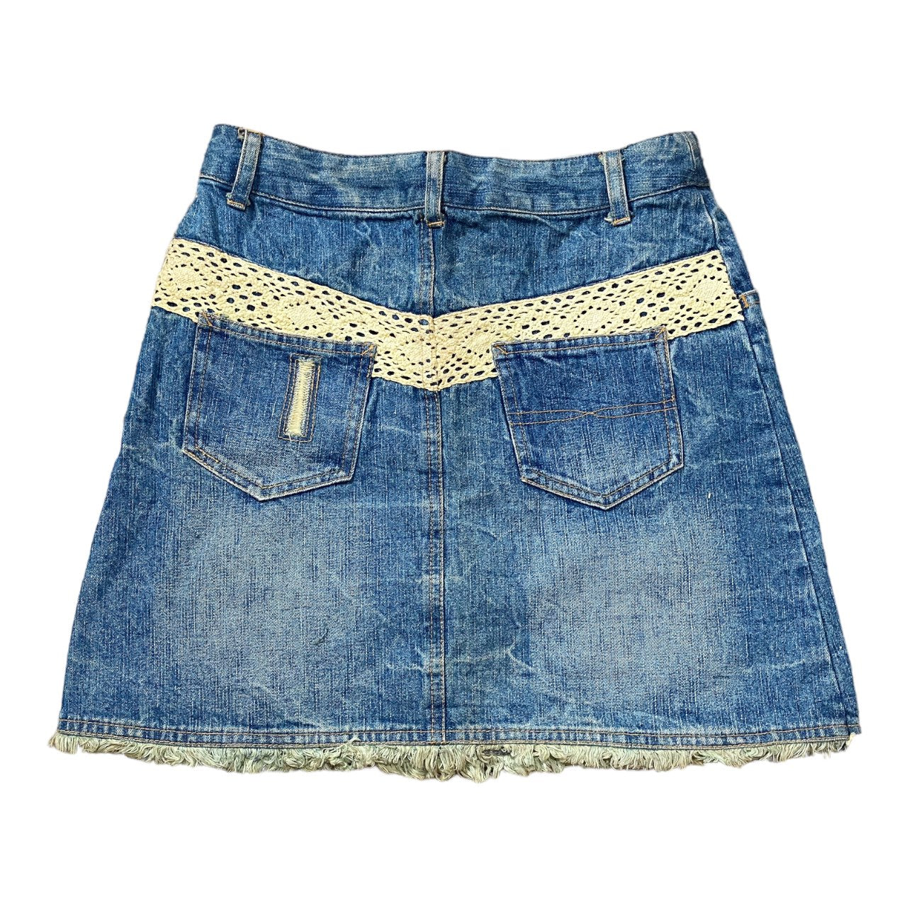 Y2K Grunge Harajuku Denim Skirt Sz S