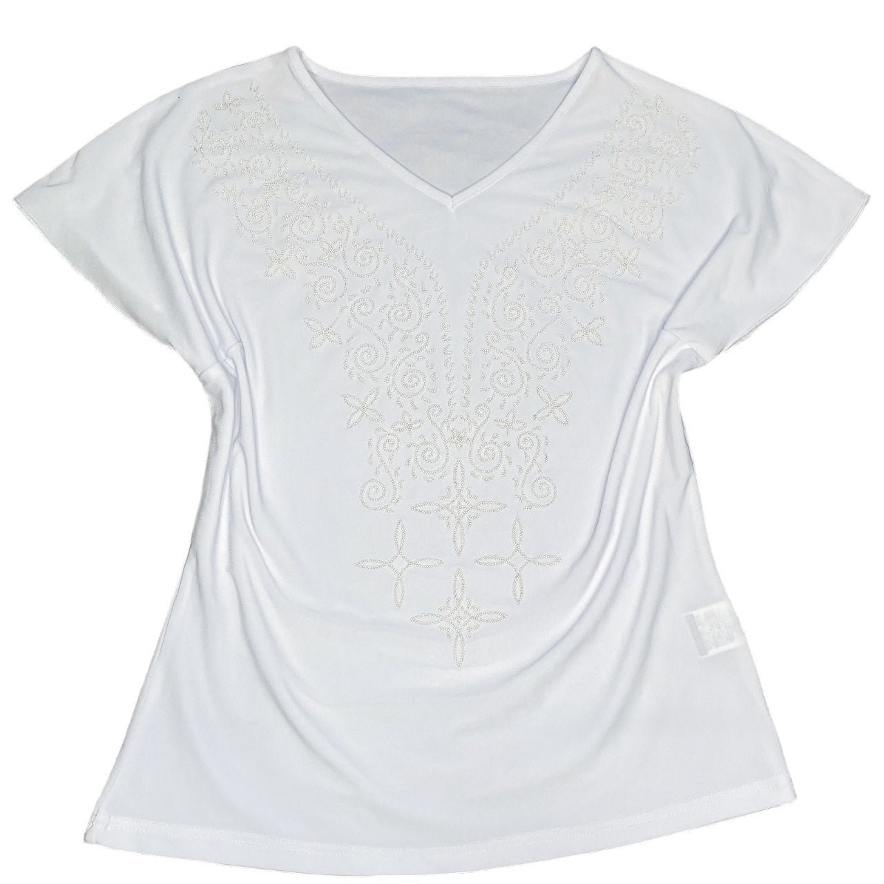 Y2K 2000s Coquette Beaded Top Sz M