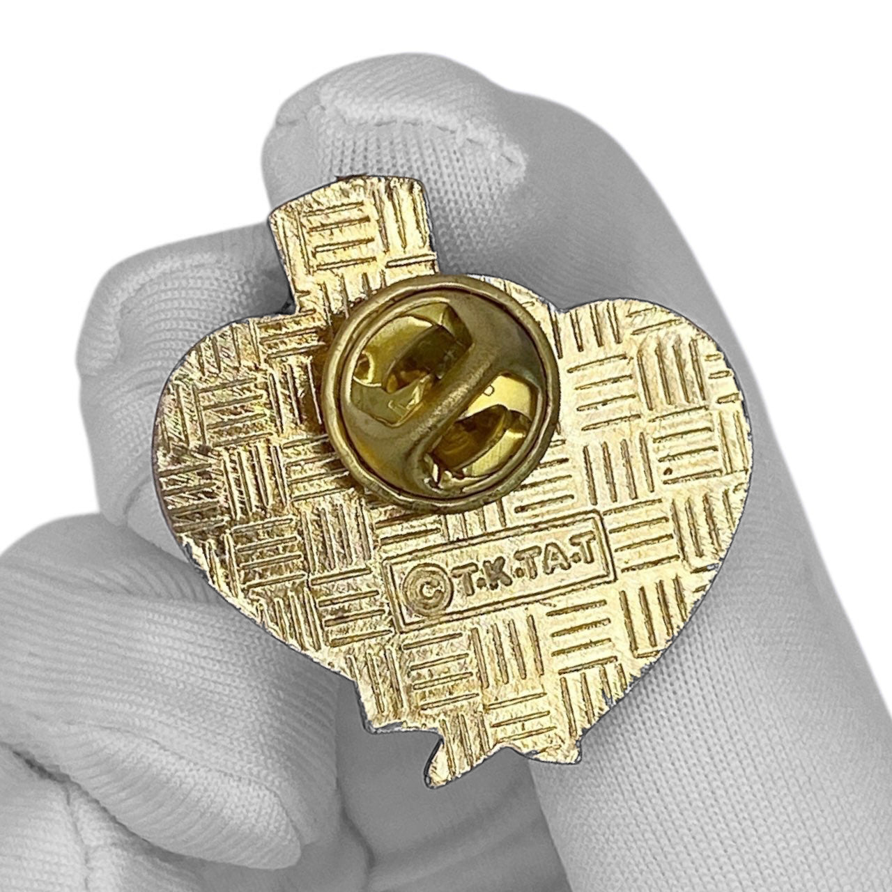 Vintage 90s Sailor Moon Enamel Pin - Tuxedo Mask Yellow Heart