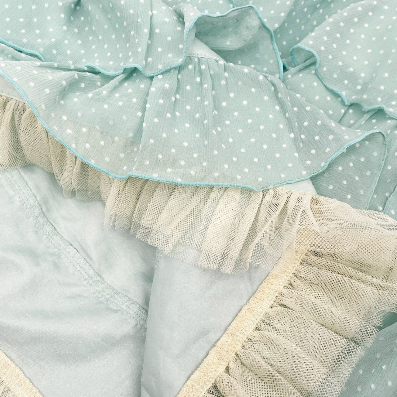 2000s Emily Temple Cute Lolita Mint Fairy Skirt Sz S/M