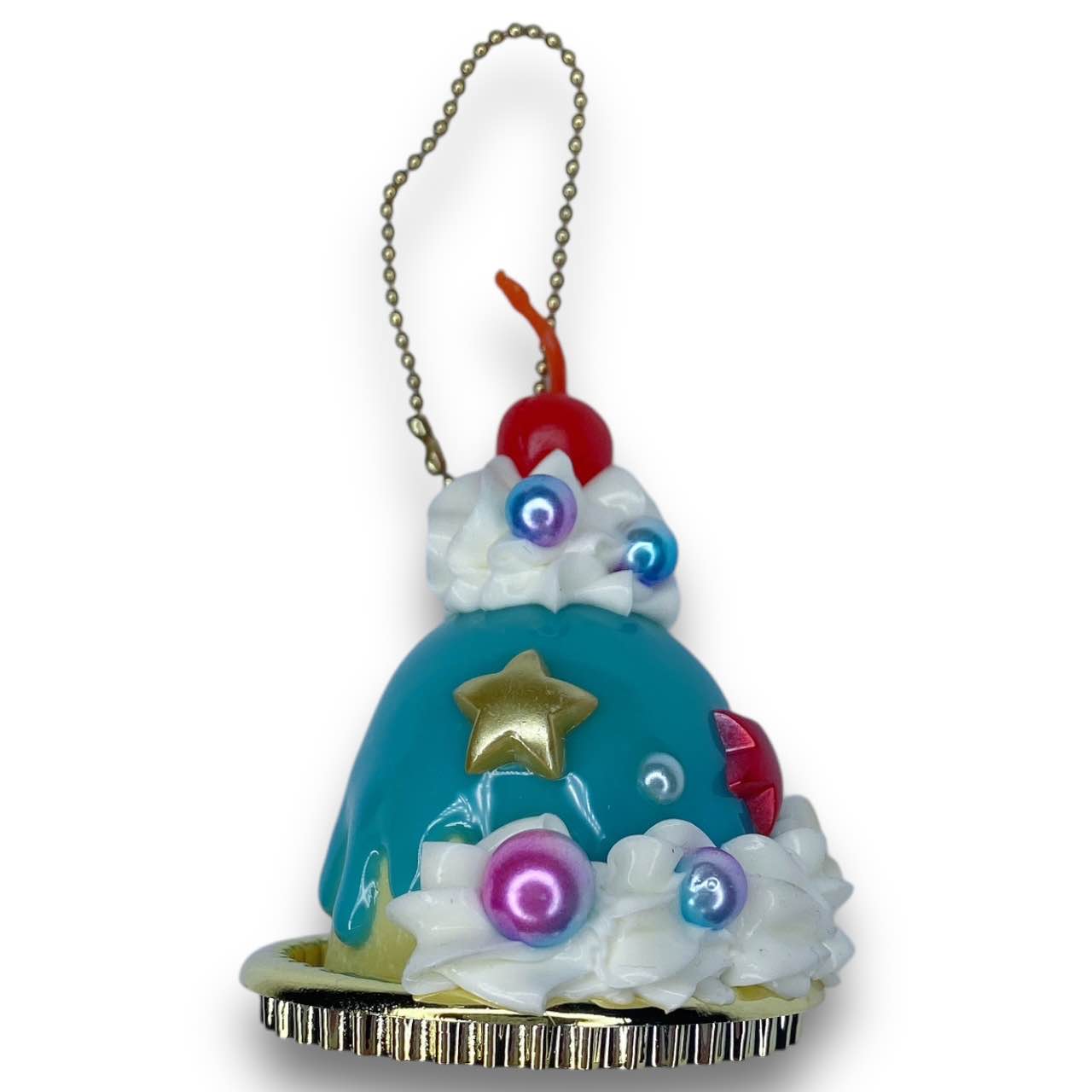 2000s Decoden Sweets Keychain - Cherry Galaxy Ice Cream
