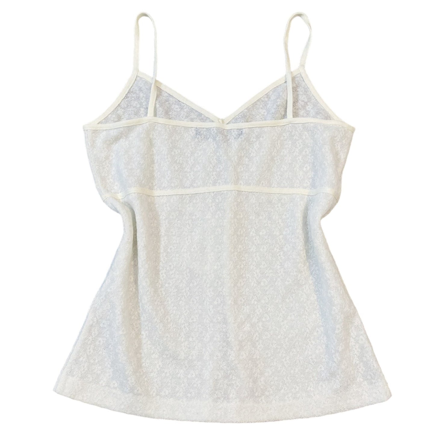 2000s Coquette Keita Maruyama Lace Cami Bow Top Sz XS/S