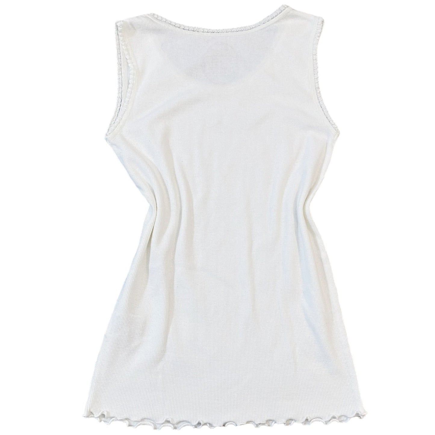 2000s Coquette Lace Tank Top Sz S