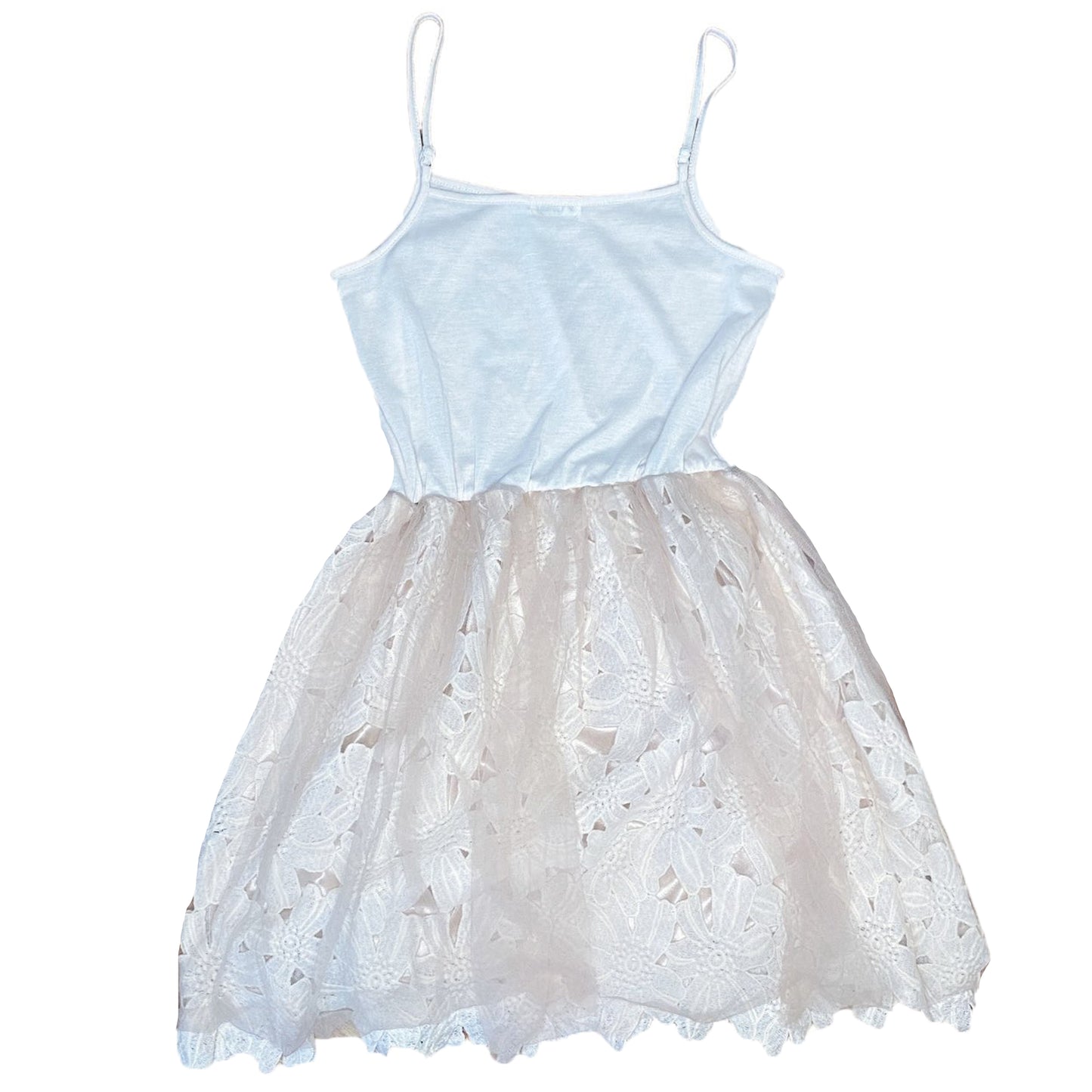 2000s Axes Femme Coquette Balletcore Floral Dress Sz S/M