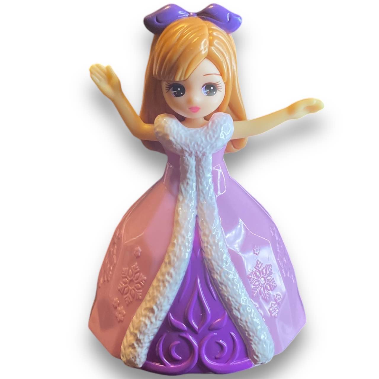 2010s Licca Doll Figure - Purple Royal Ballgown