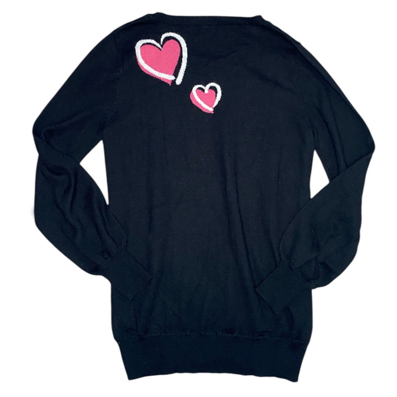Y2K Mezzo Piano Follow Your Heart Sweater Sz S
