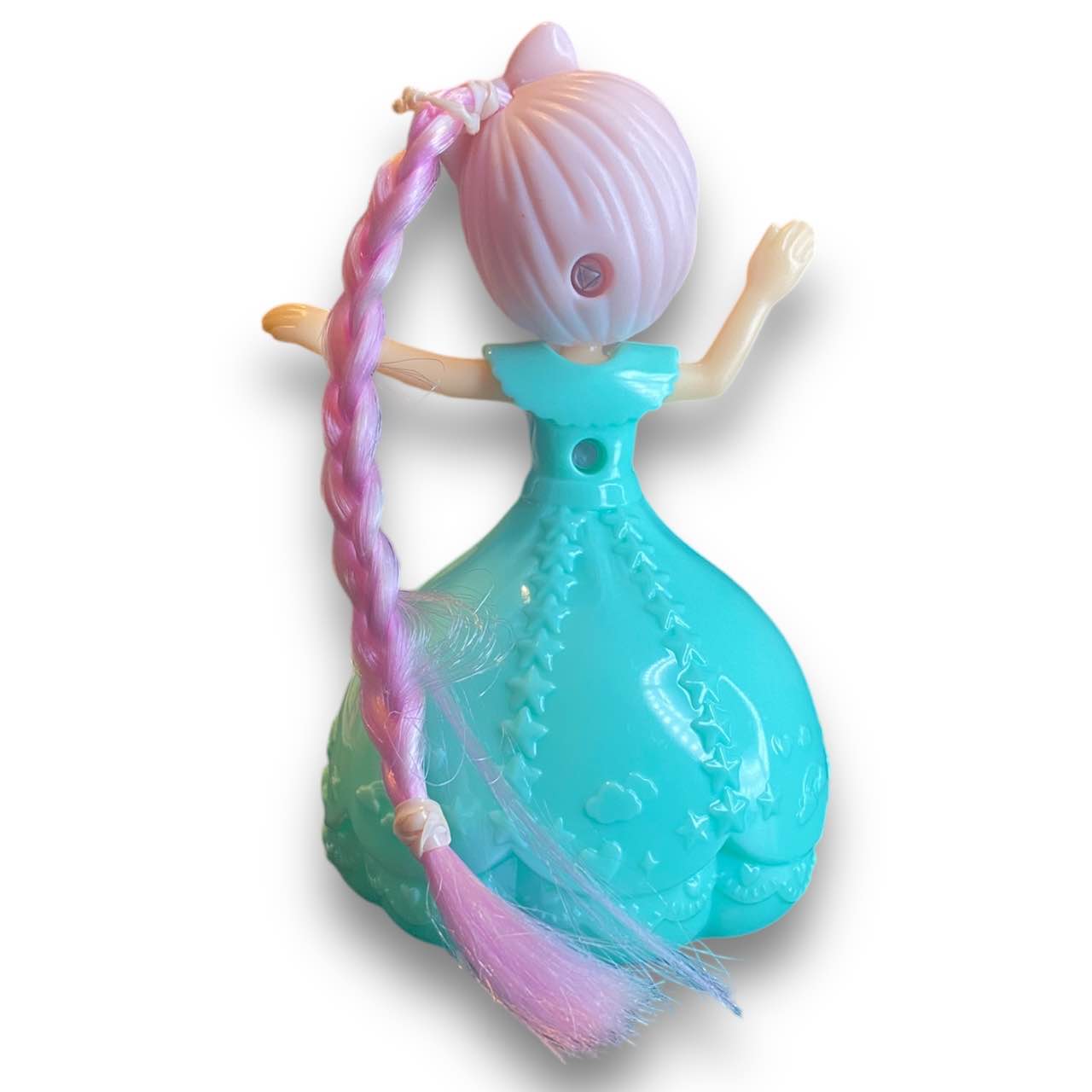 2010s Licca Doll Figure - Blue Ballgown With Hair