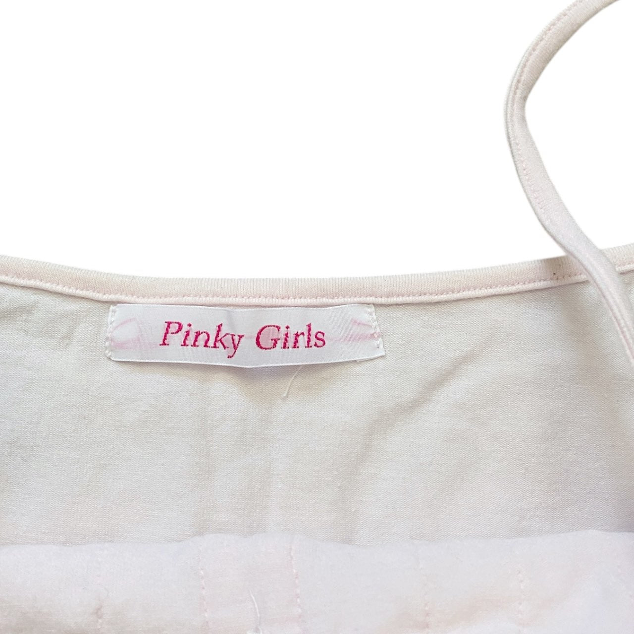 Y2K Pinky Girls Soft Pink Cami Top Sz S