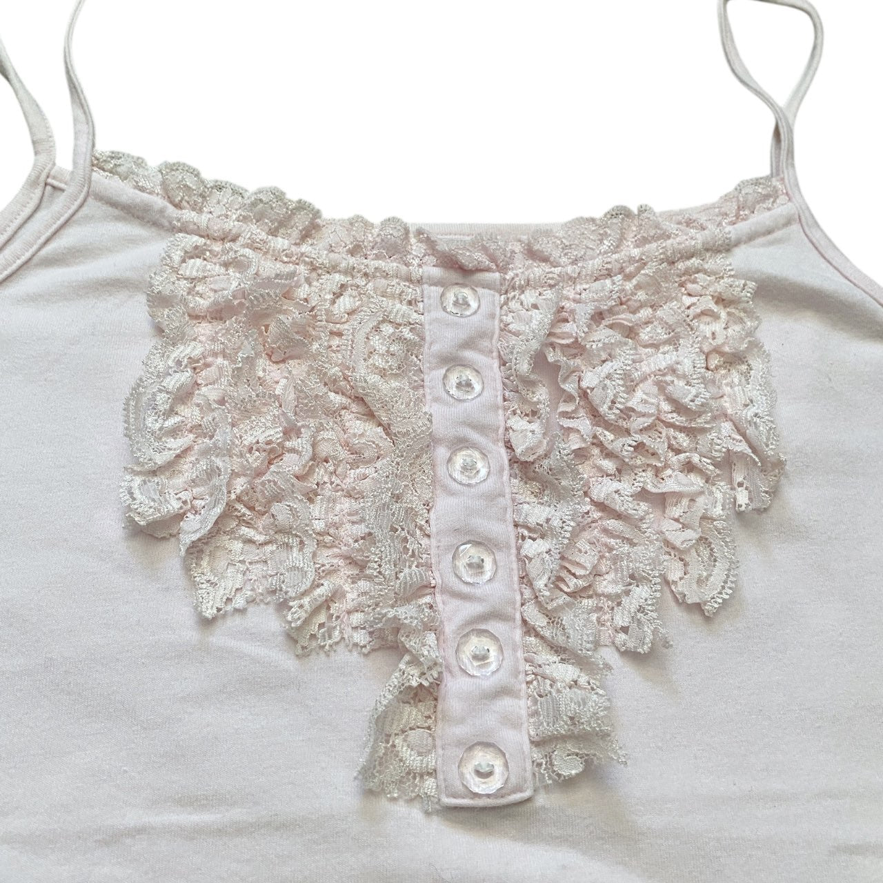 Y2K Pinky Girls Soft Pink Cami Top Sz S
