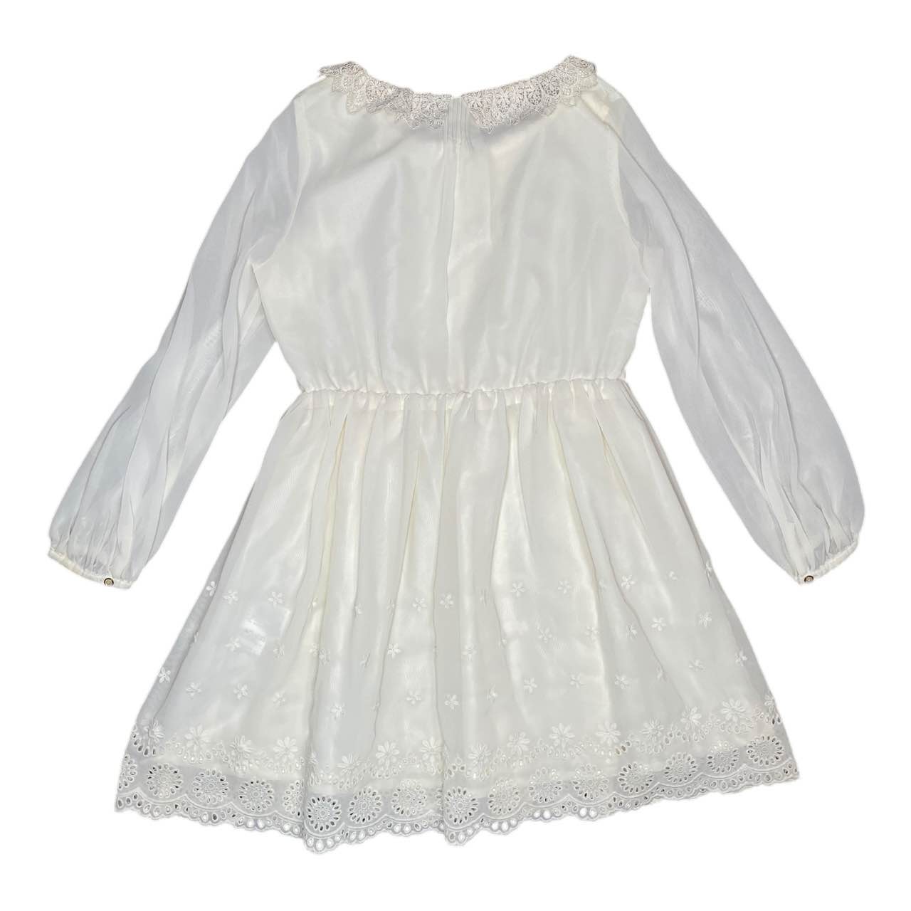 Earth, Music, and Ecology Cream Babydoll Mori Girl Dress Sz M