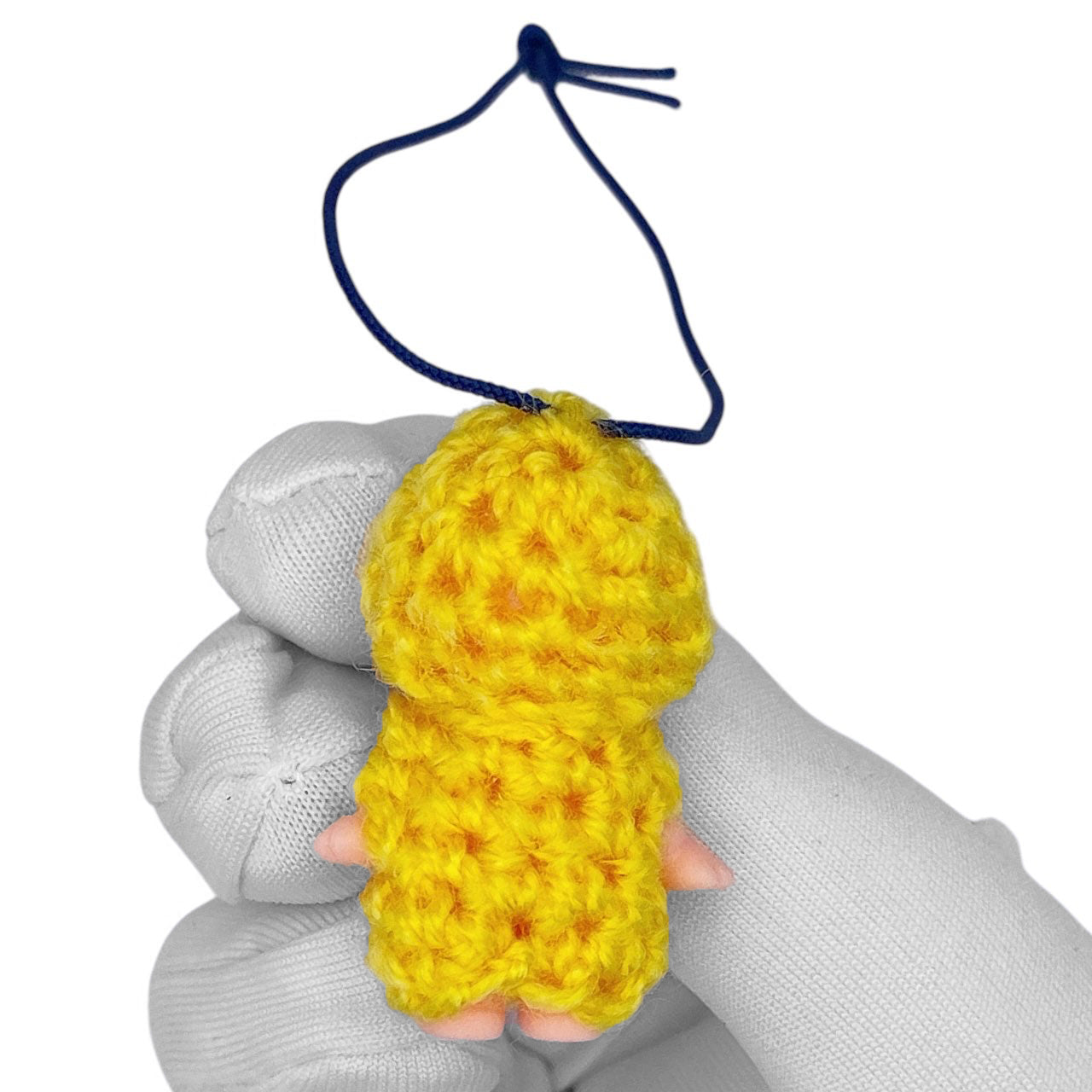 Vintage 90s Kewpie Crochet Outfit Strap - Yellow