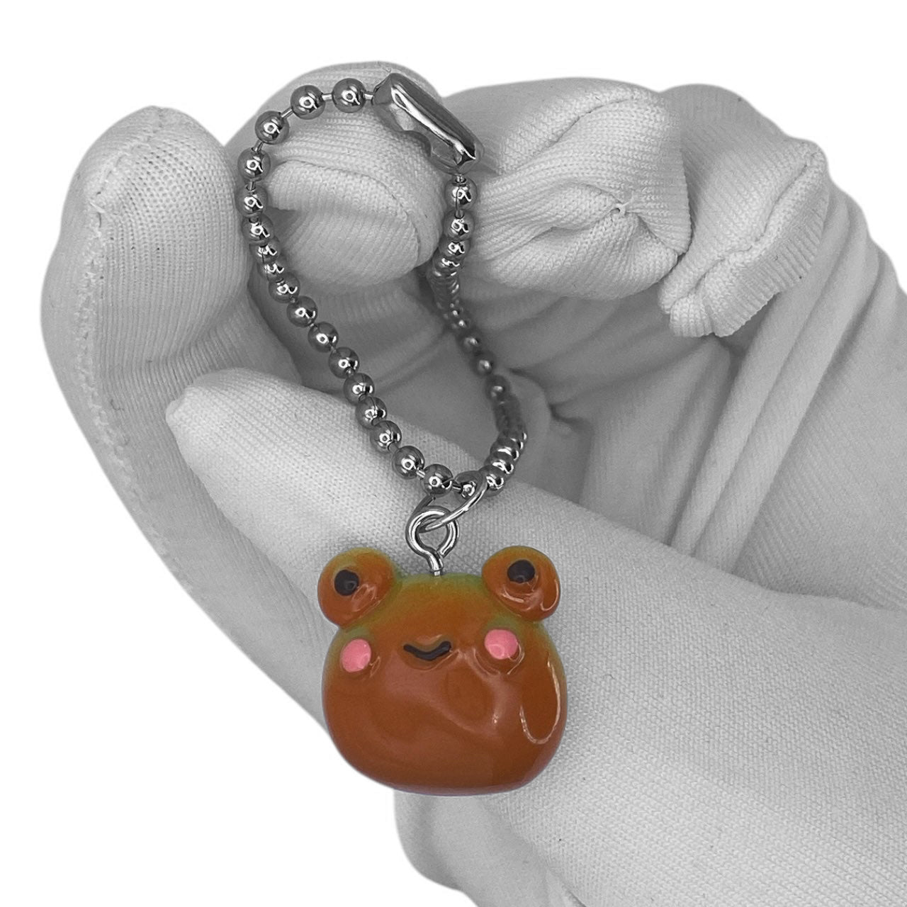 Animal Sweets Bun Keychain - Frog