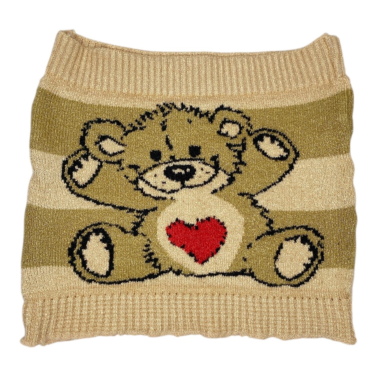 2010 Suzy's Zoo Bear Fluffy Tube Top Sz S