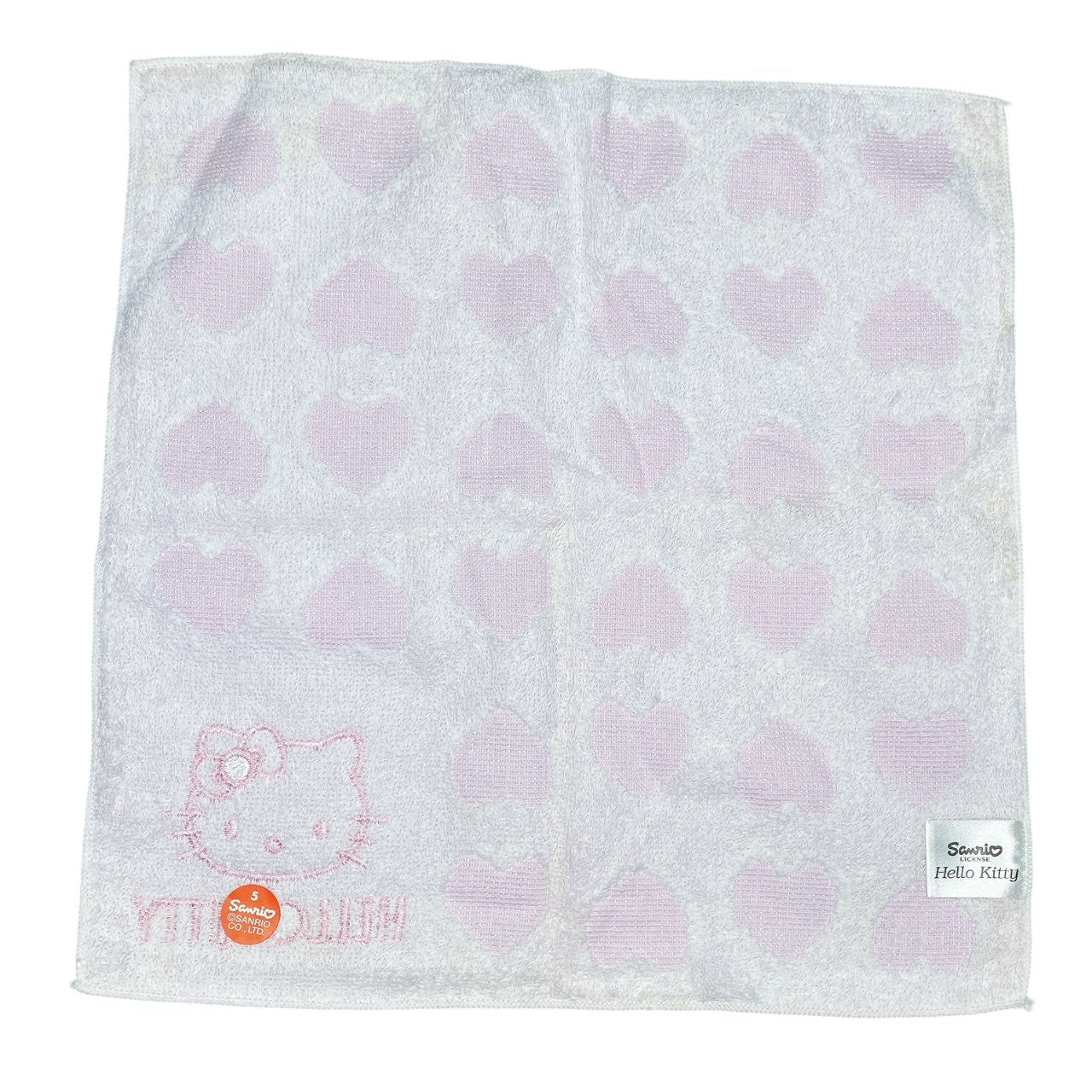 2003 Sanrio Hello Kitty Face Towel - Light Pink