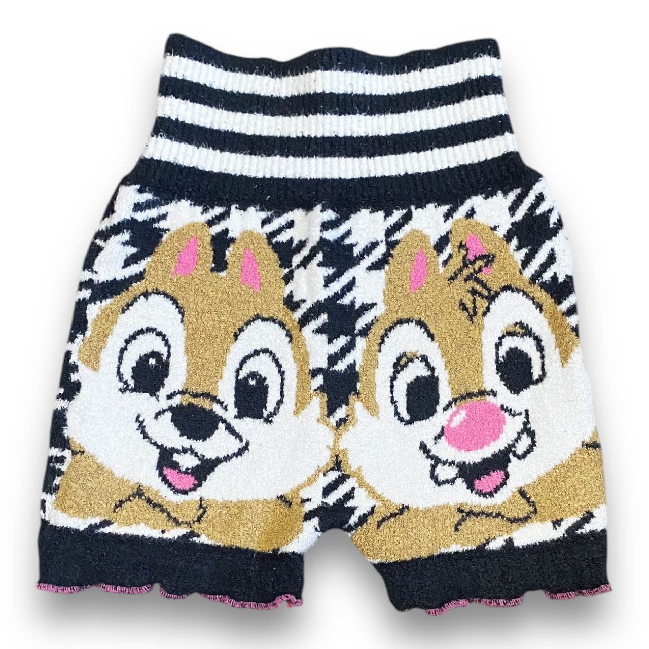 Y2K Disney Chip And Dale Fluffy Pj Shorts Sz M