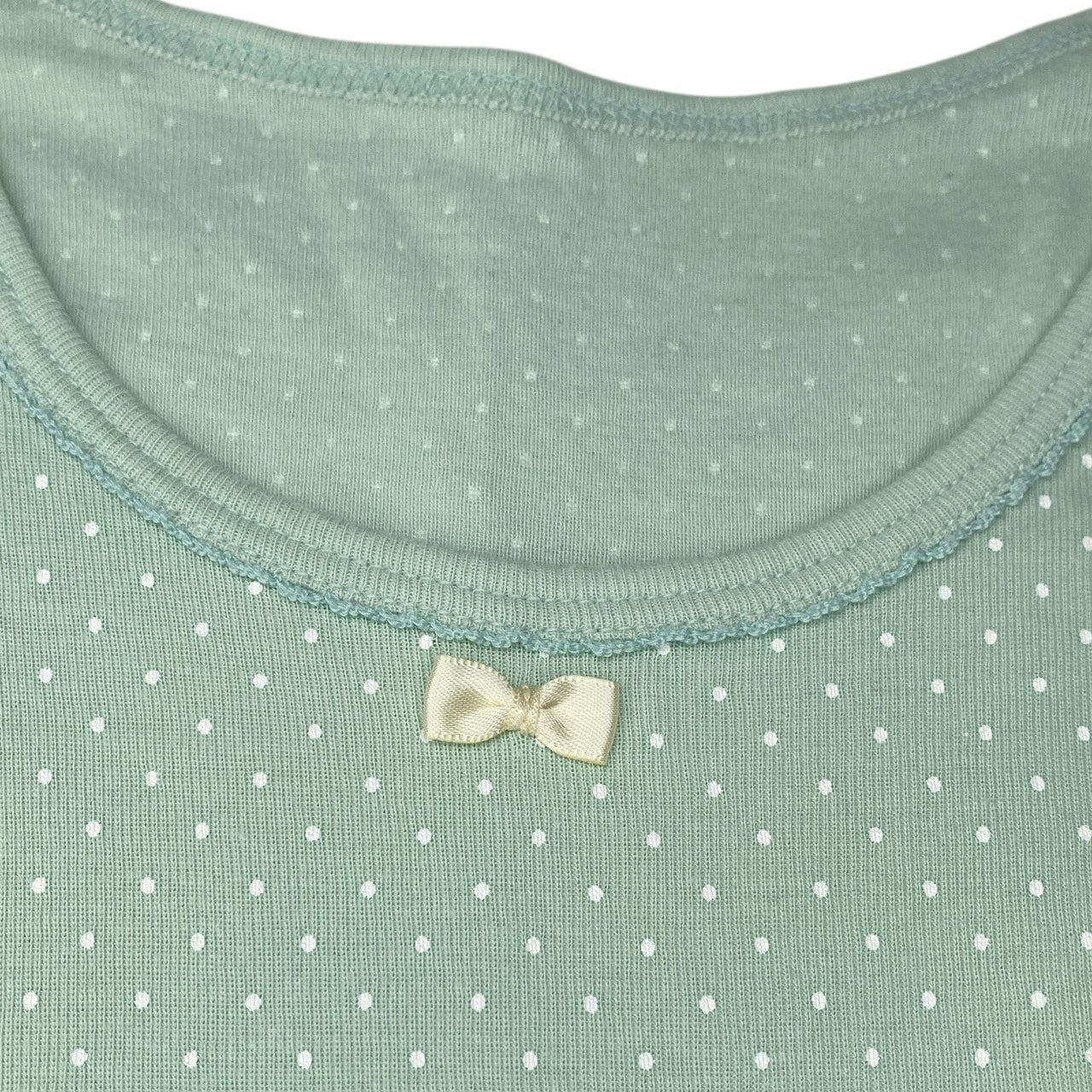 2000s Mint Kawaii Dots Tee Sz XS/S
