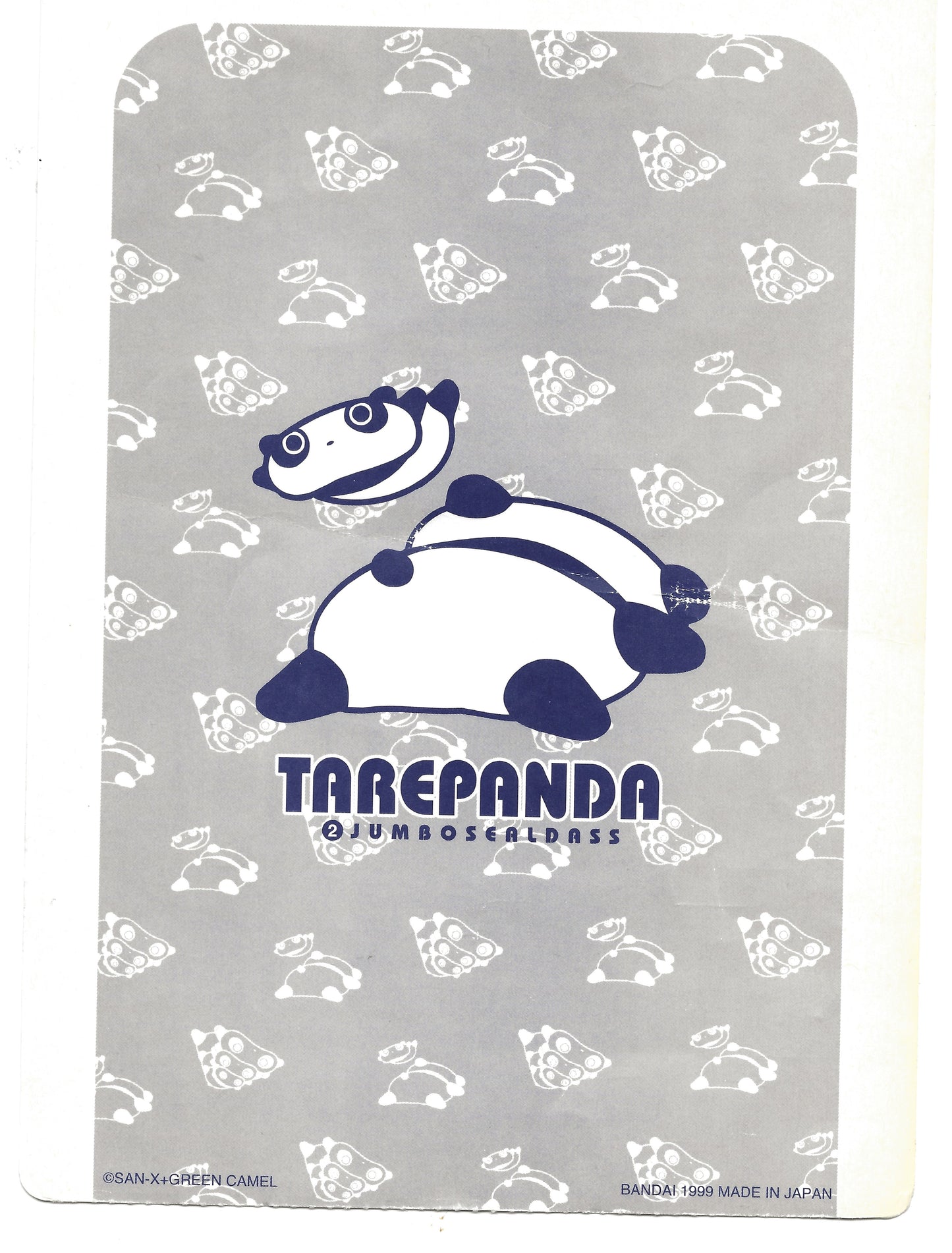 2000 San-X Tare Panda Large Sticker Sheet