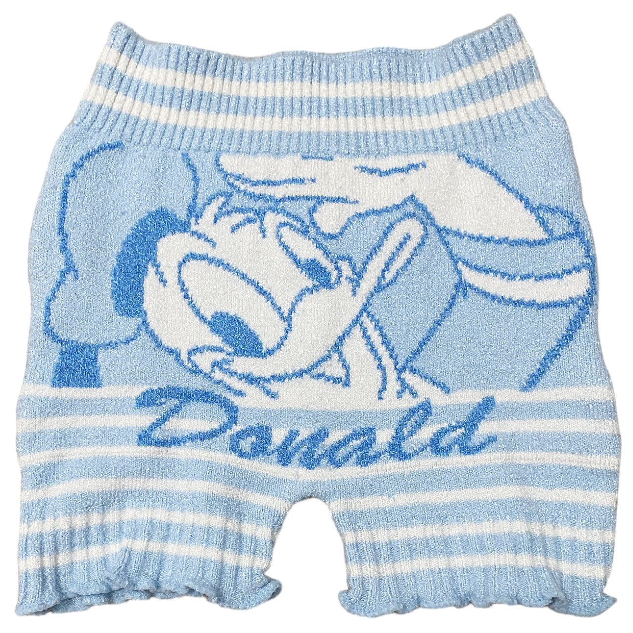 2010s Disney Donald Duck Fluffy Shorts Sz S/M