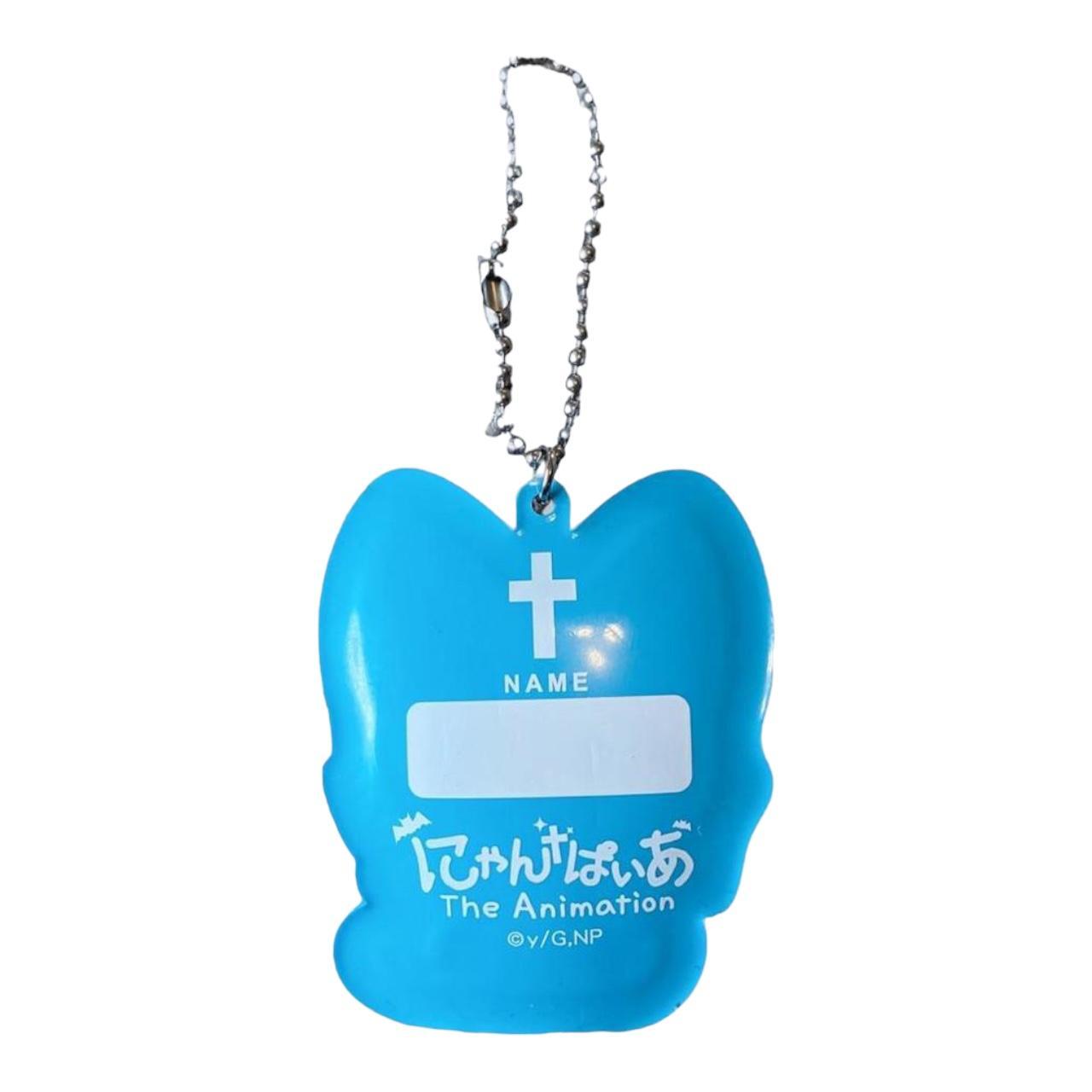2000s Nyanpire The Vampire Cat Blue Keychain