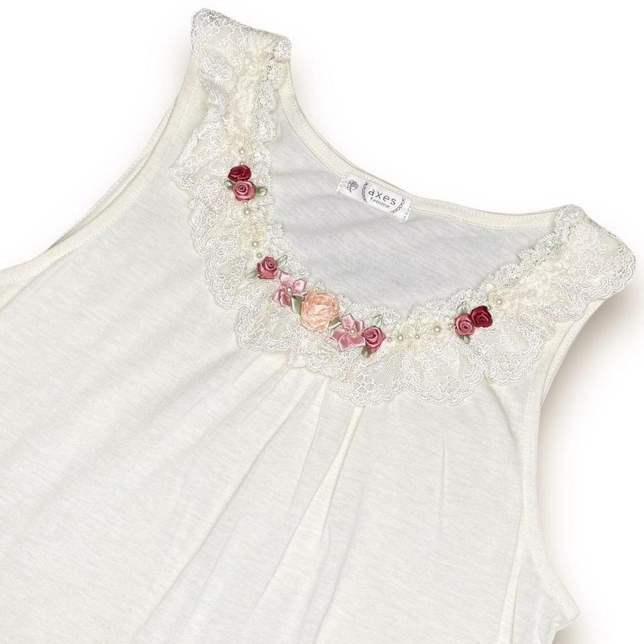 Axes Femme Floral Fairy Tank Top Sz S