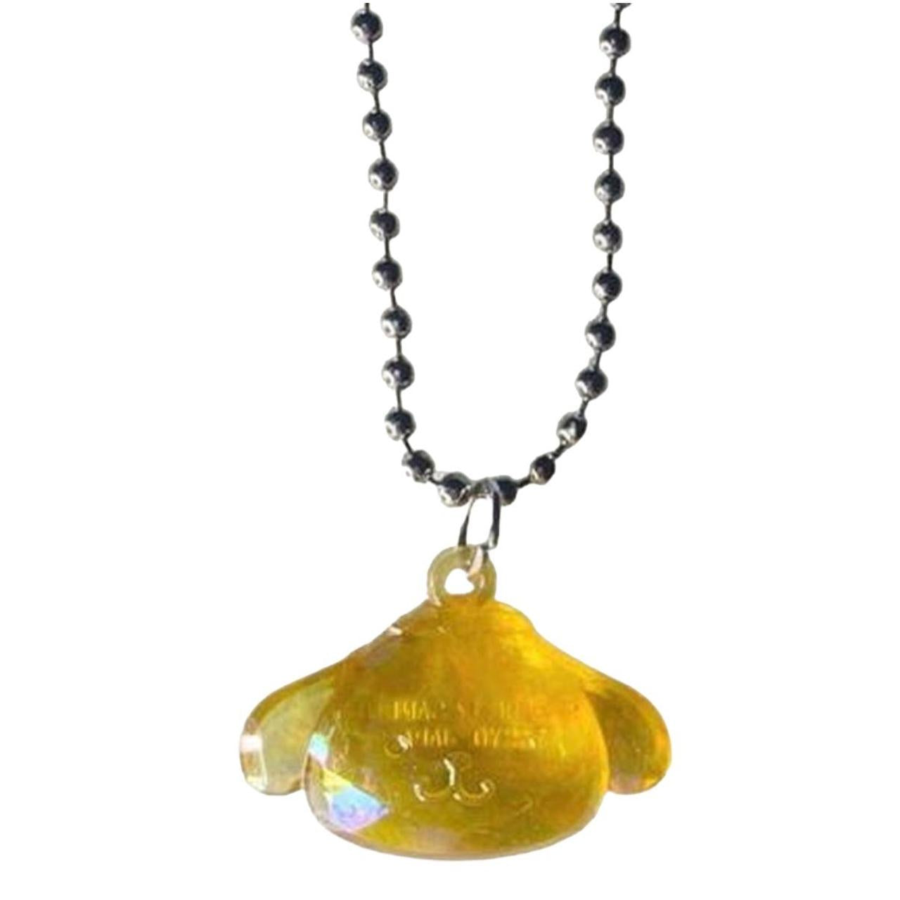 Sanrio Pompompurin Crystal Pendant Necklace