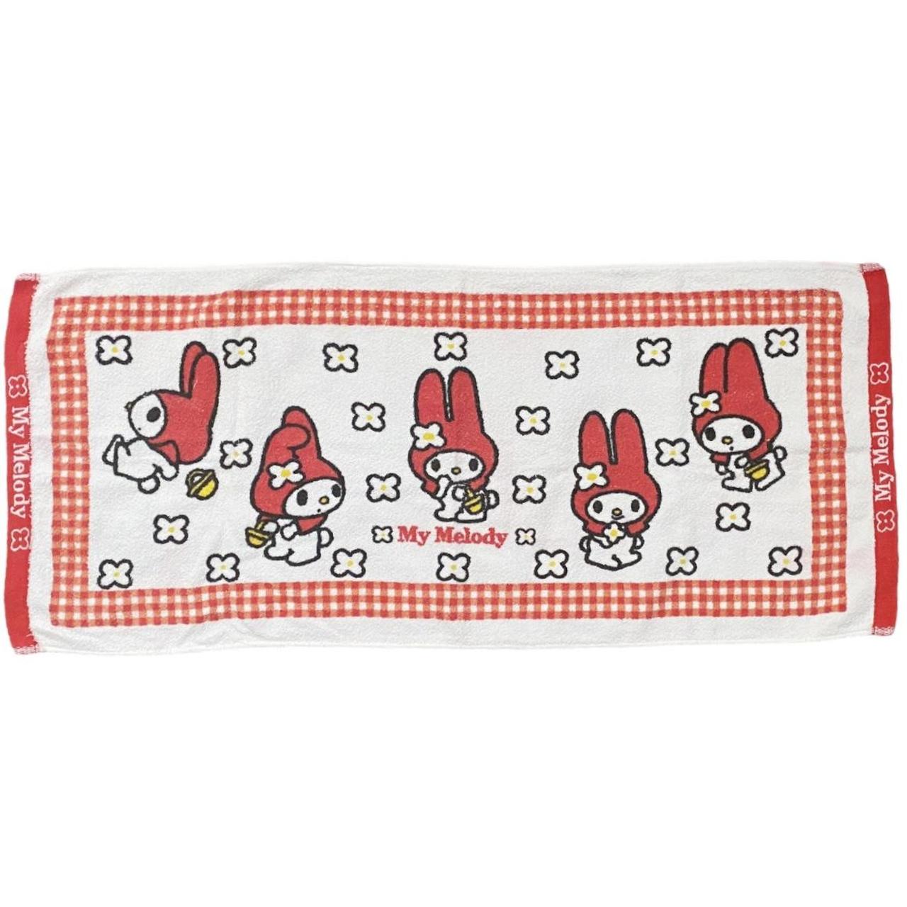 1998 Sanrio My Melody Flower Towel Decor