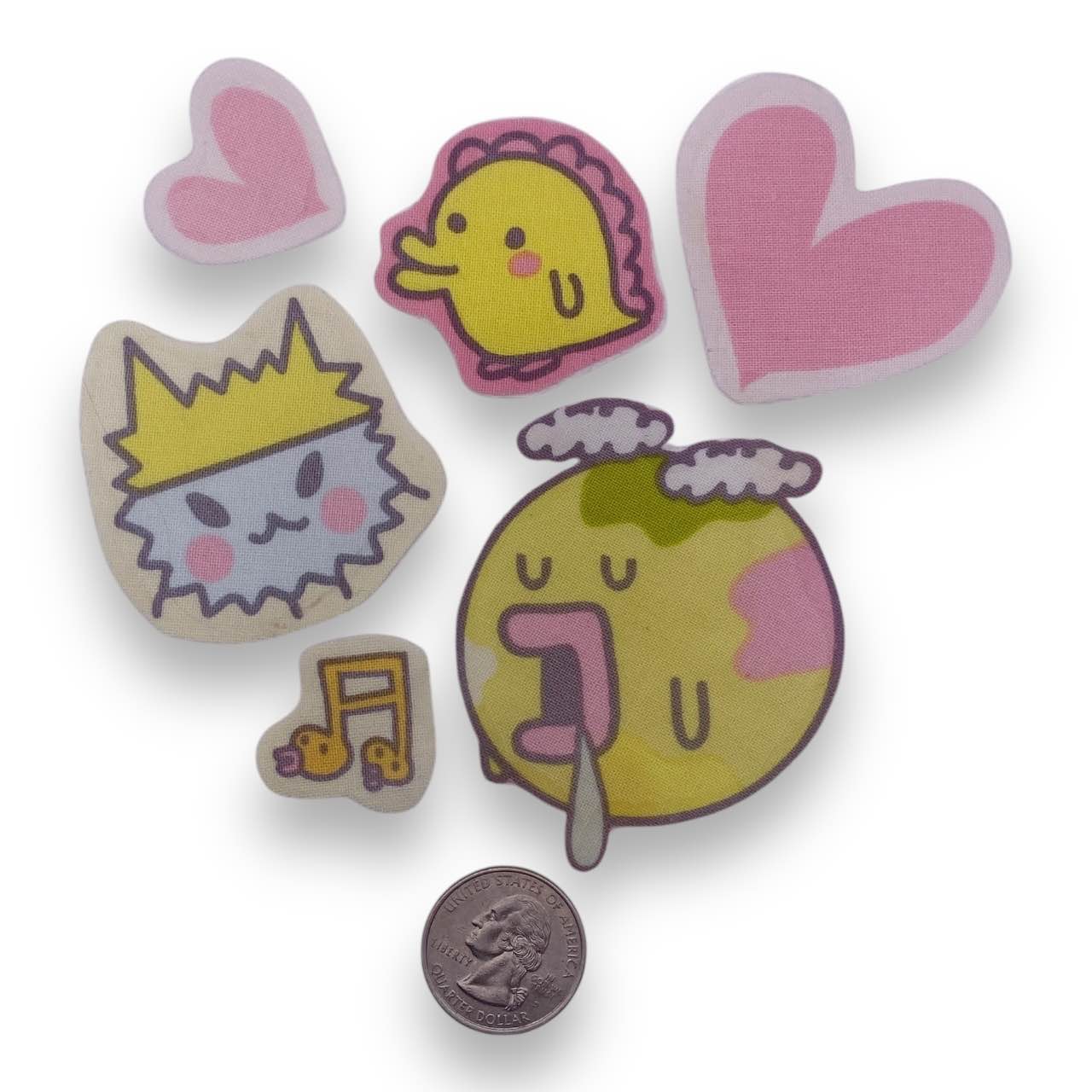 Y2K Tamagotchi Iron-On Patch Set