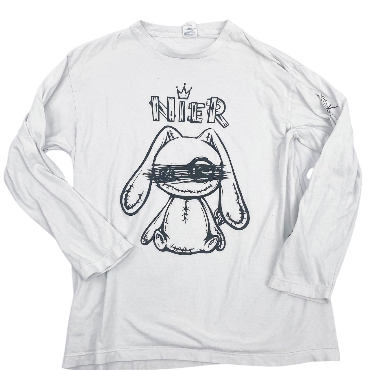2000s Nier Emo Bunny Long Sleeve Tshirt Sz M