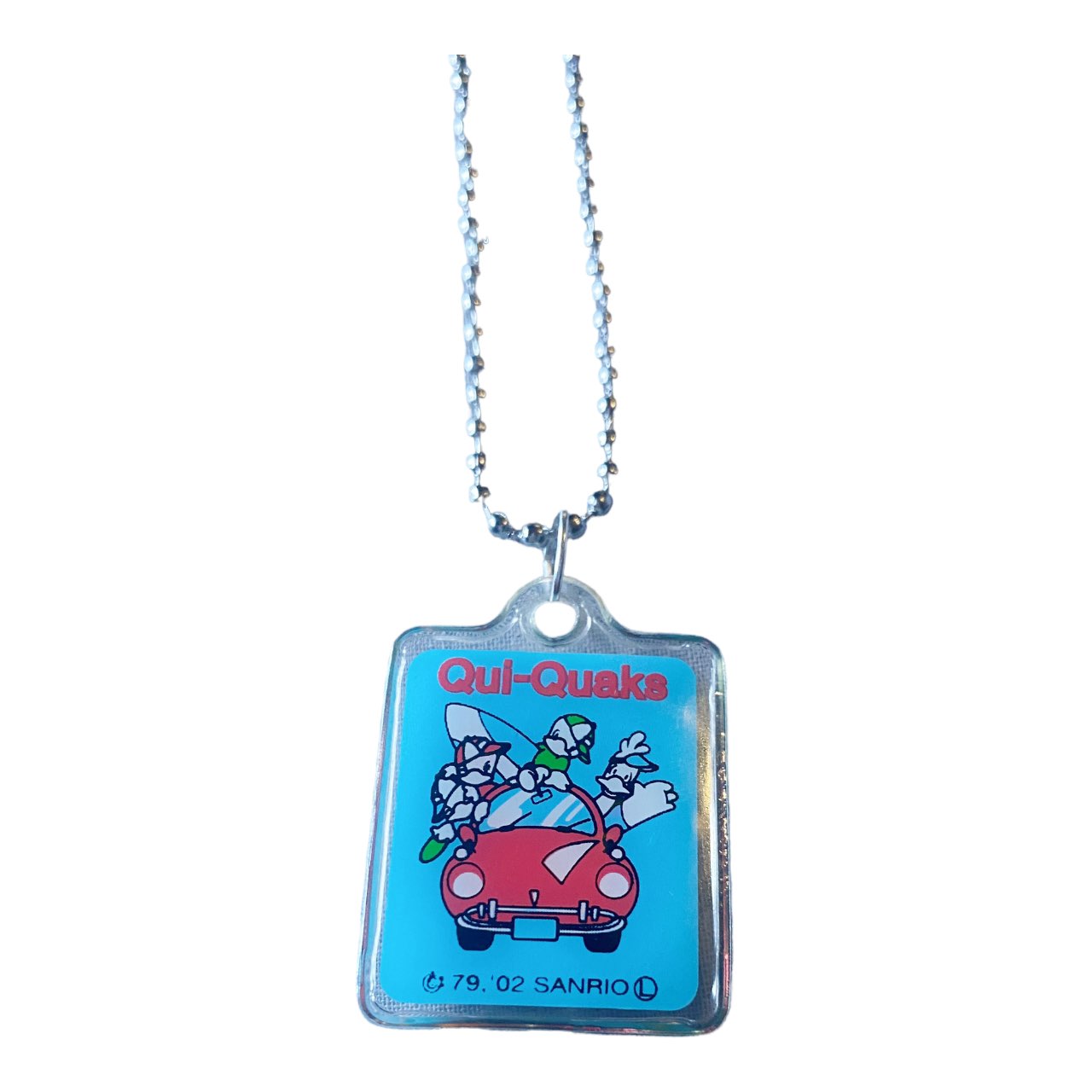 2002 Sanrio Obscure Character Pendant Necklace Qui-Quaks