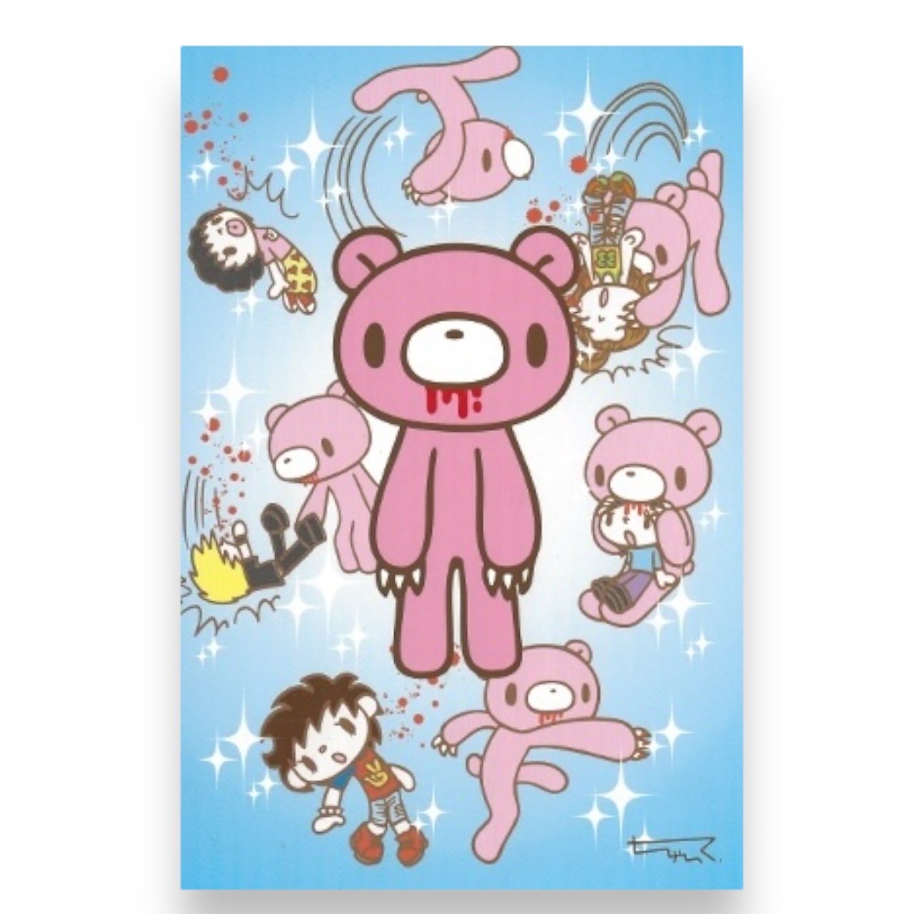 2005 Mori Chack Deadstock New Gloomy Bear Art Post Card